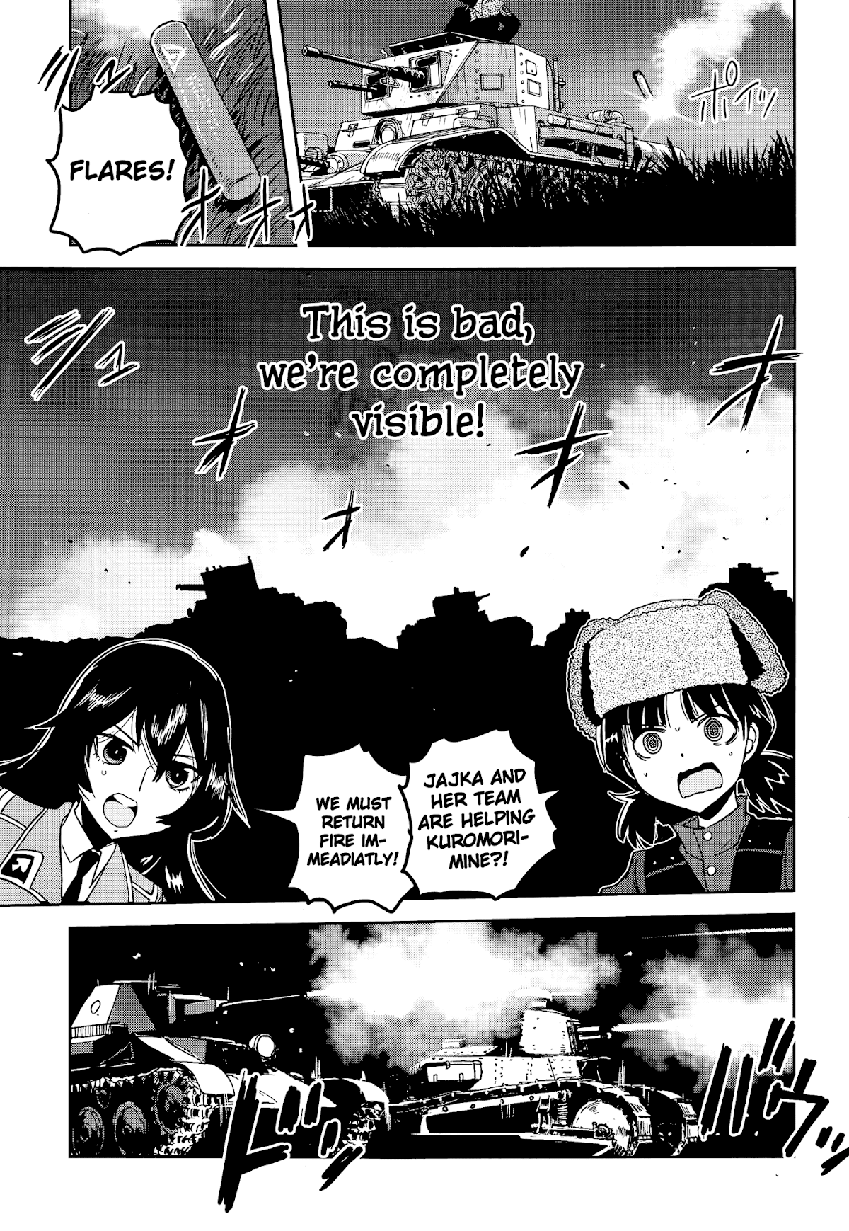 Girls & Panzer - Ribbon no Musha Chapter 38 page 33 - Chapter 38: The Death Match of Komoro (Part 5)