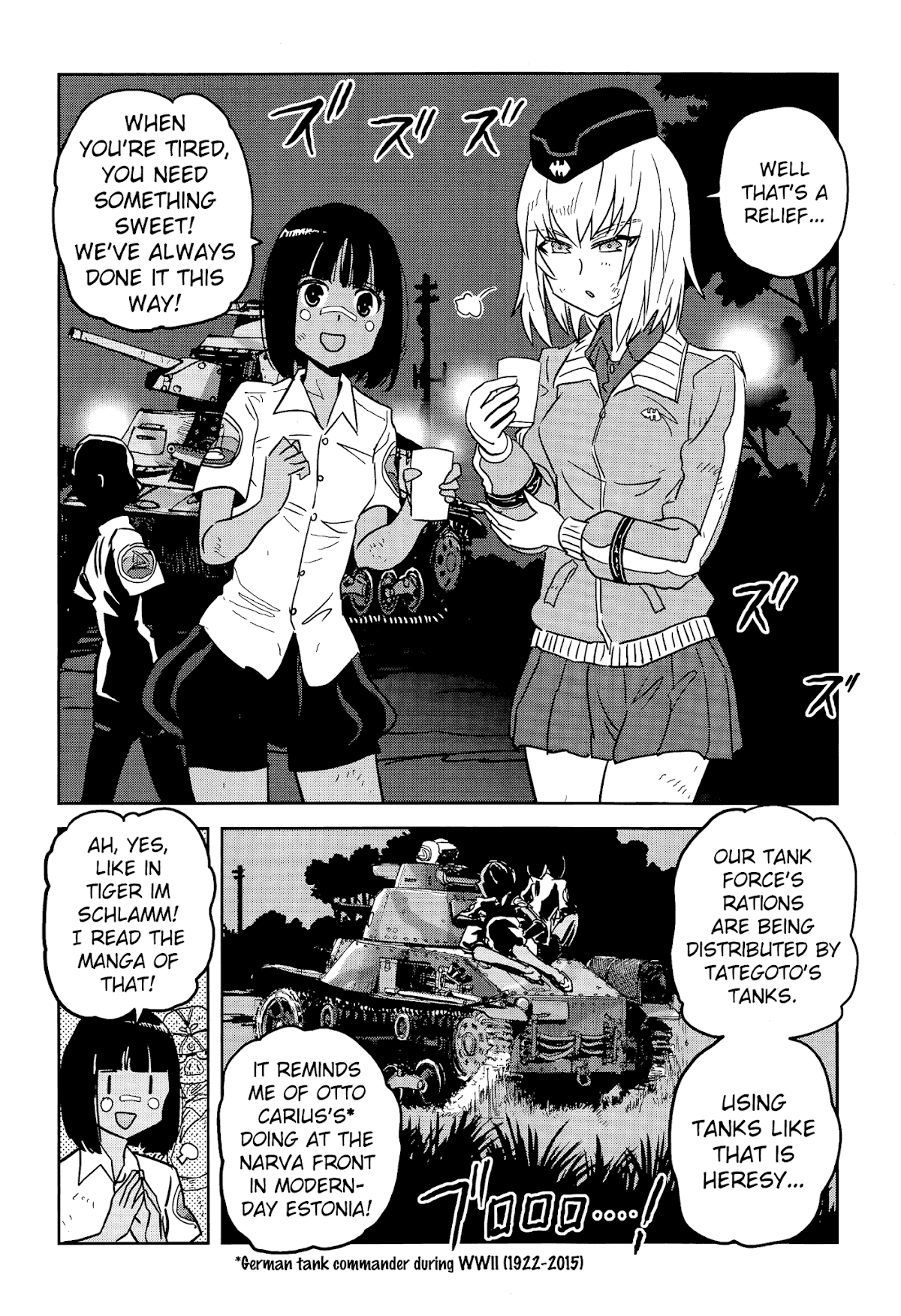 Girls & Panzer - Ribbon no Musha Chapter 38 page 4 - Chapter 38: The Death Match of Komoro (Part 5)