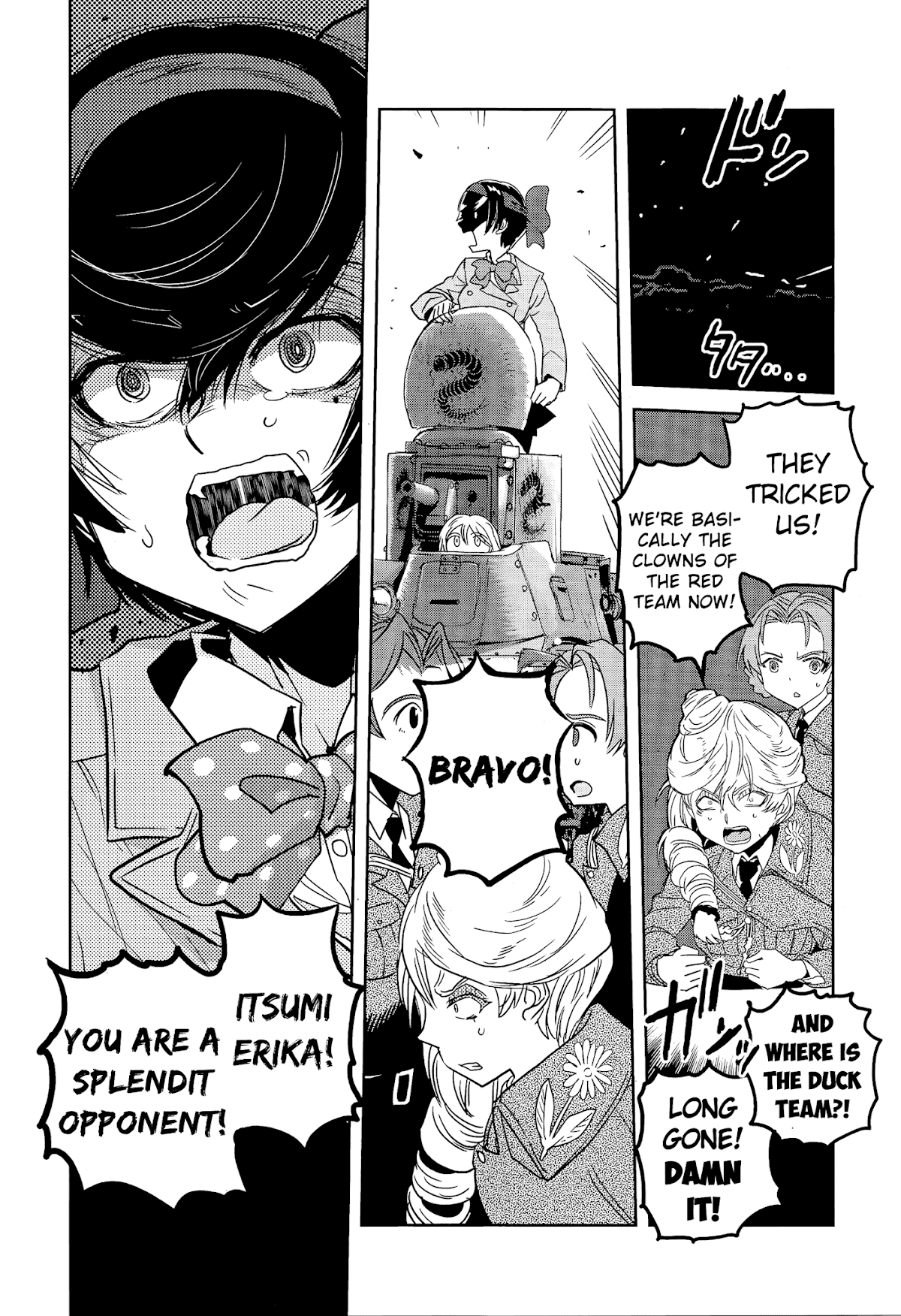 Girls & Panzer - Ribbon no Musha Chapter 38 page 40 - Chapter 38: The Death Match of Komoro (Part 5)