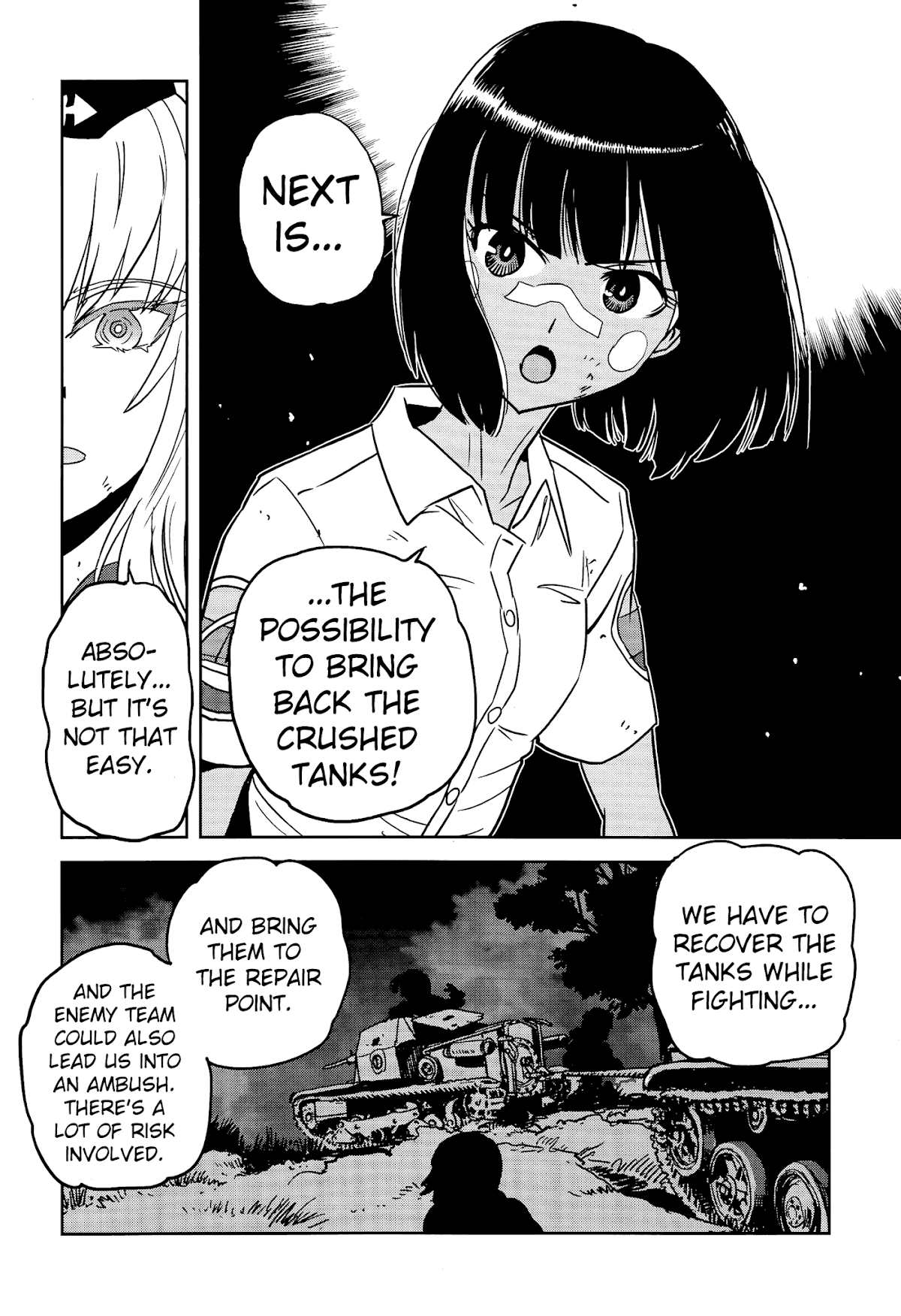 Girls & Panzer - Ribbon no Musha Chapter 38 page 8 - Chapter 38: The Death Match of Komoro (Part 5)