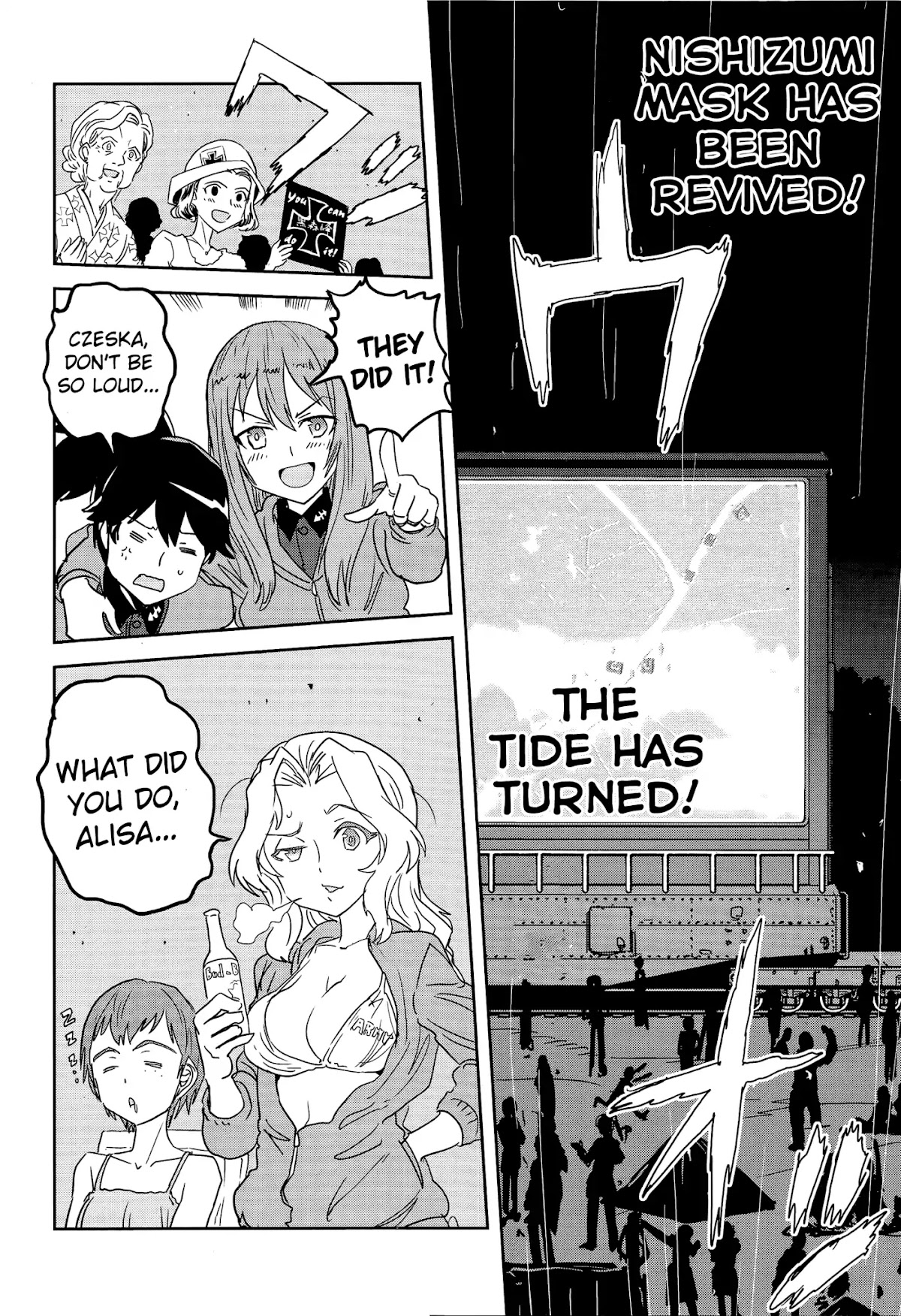 Girls & Panzer - Ribbon no Musha Chapter 39 page 3 - Chapter 39: The Death Match of Komoro (Part 6)