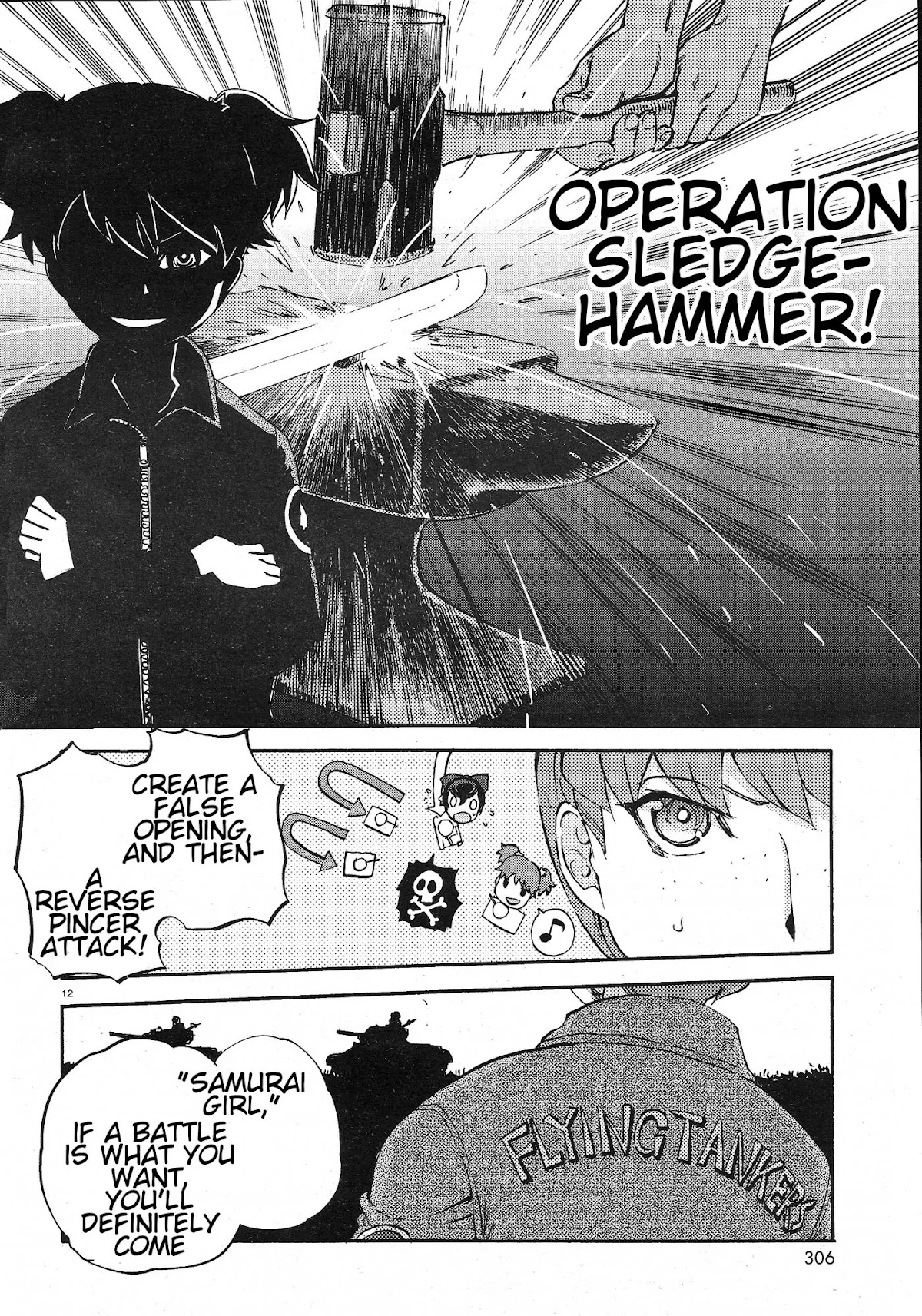 Girls & Panzer - Ribbon no Musha Chapter 4 page 12 - Chapter 4: Centipede Team, Move Out!