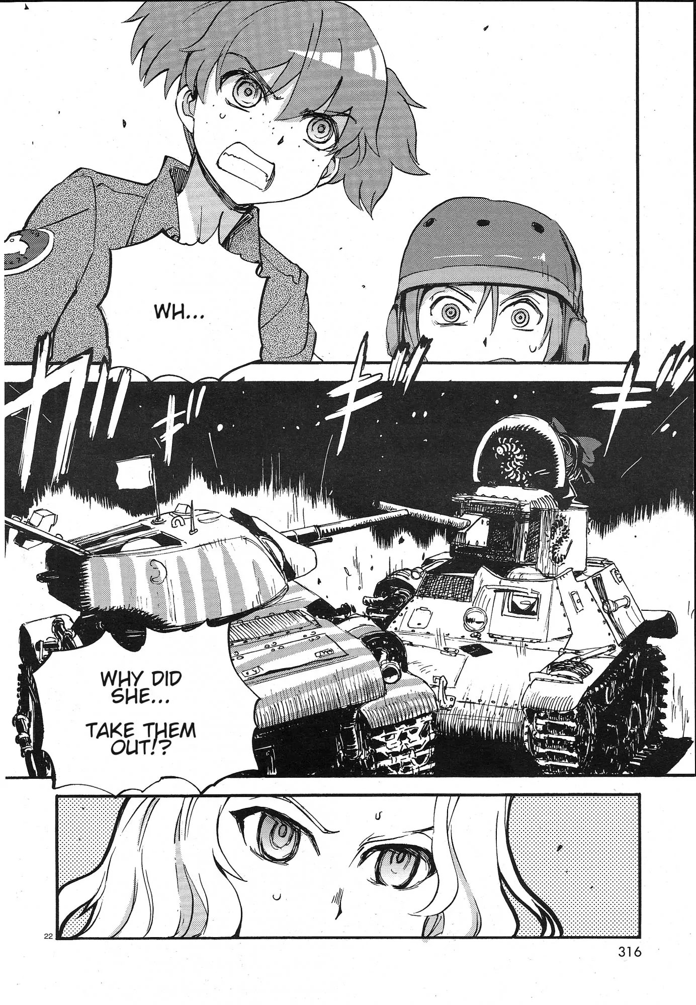 Girls & Panzer - Ribbon no Musha Chapter 4 page 21 - Chapter 4: Centipede Team, Move Out!