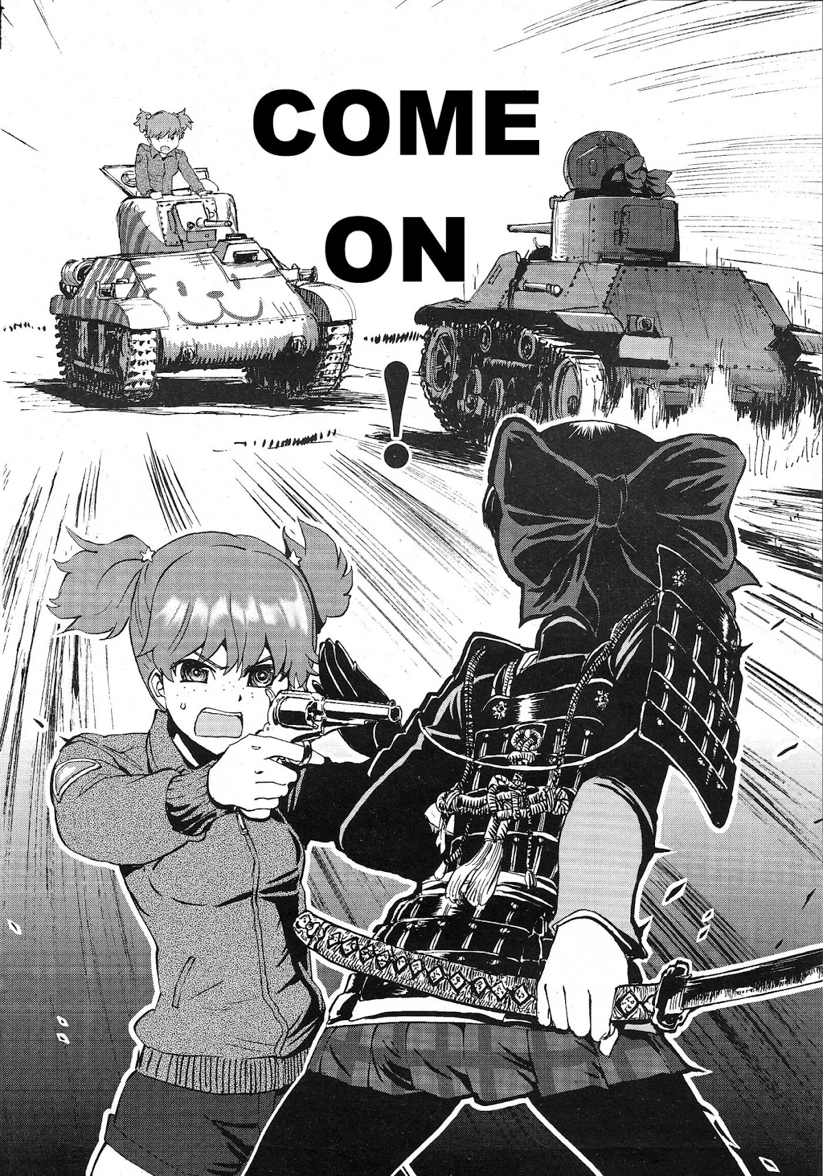 Girls & Panzer - Ribbon no Musha Chapter 4 page 27 - Chapter 4: Centipede Team, Move Out!