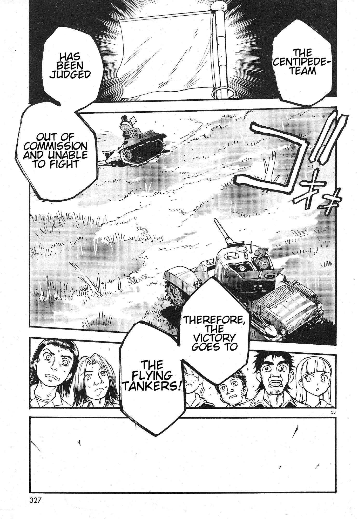 Girls & Panzer - Ribbon no Musha Chapter 4 page 31 - Chapter 4: Centipede Team, Move Out!