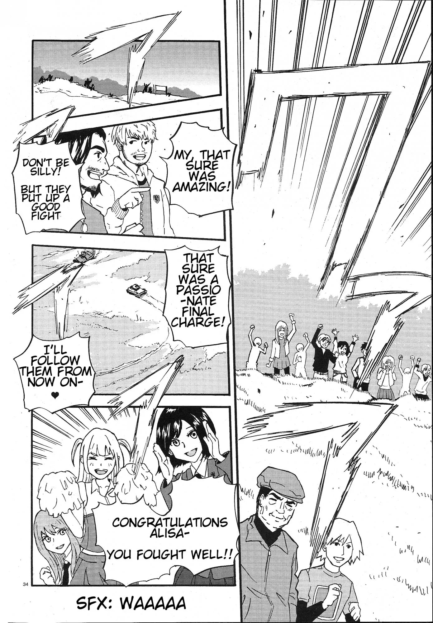 Girls & Panzer - Ribbon no Musha Chapter 4 page 32 - Chapter 4: Centipede Team, Move Out!