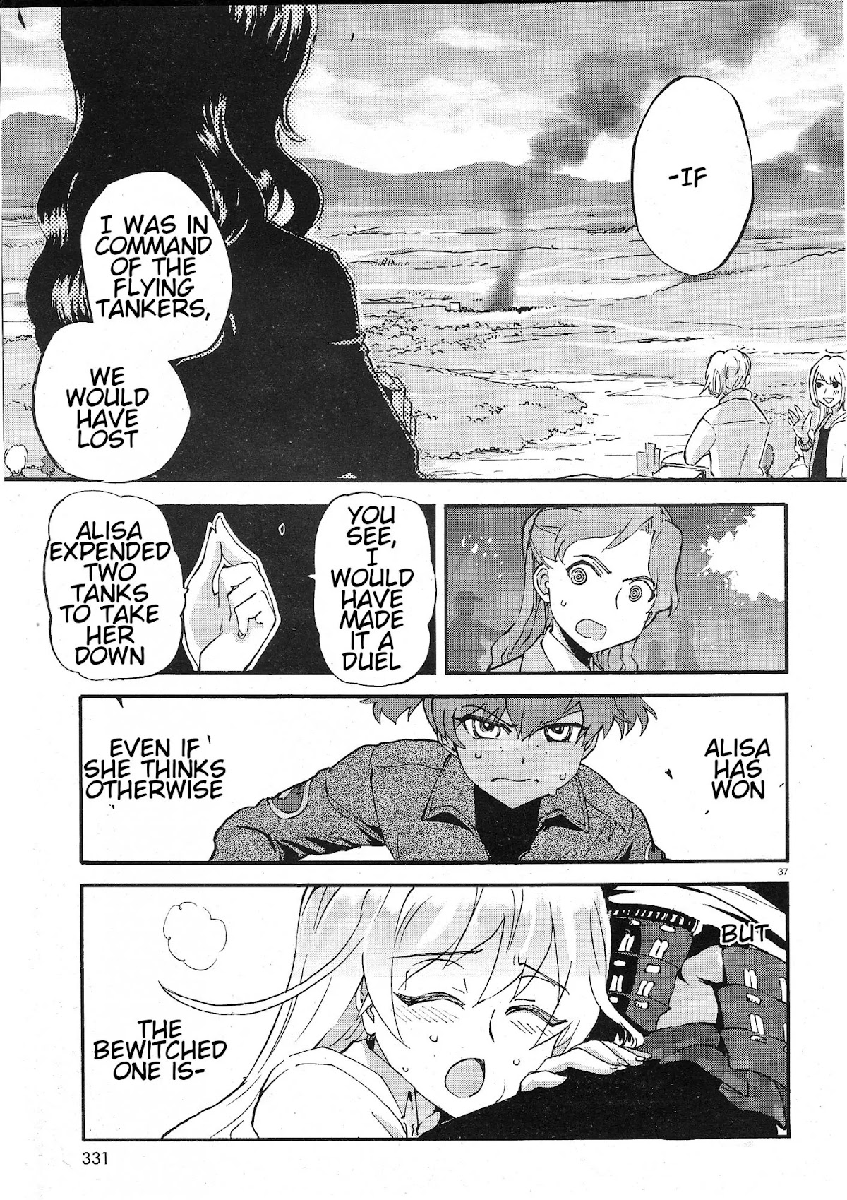 Girls & Panzer - Ribbon no Musha Chapter 4 page 35 - Chapter 4: Centipede Team, Move Out!