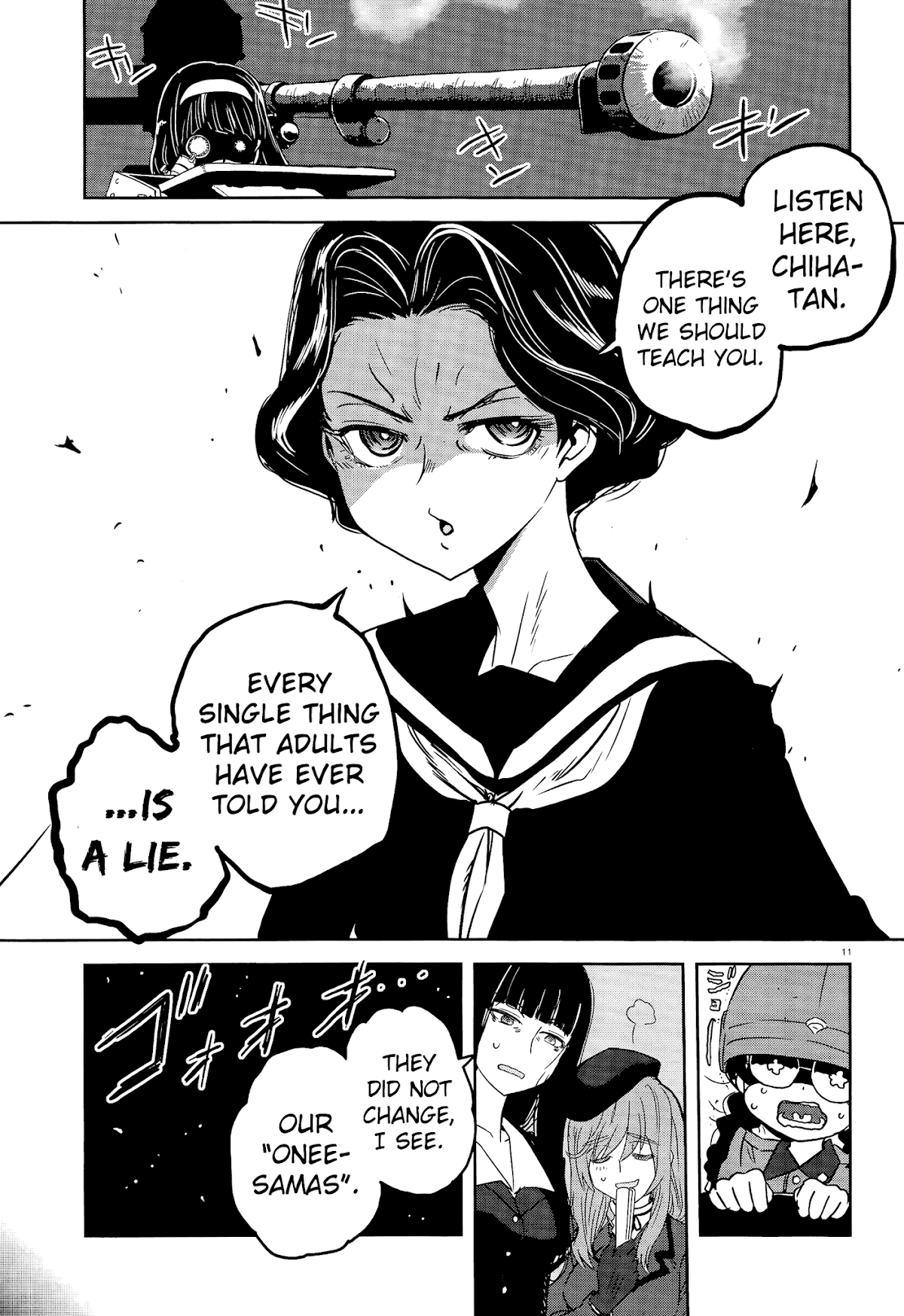 Girls & Panzer - Ribbon no Musha Chapter 40 page 11 - Chapter 40: The Death Match of Komoro (Part 7)