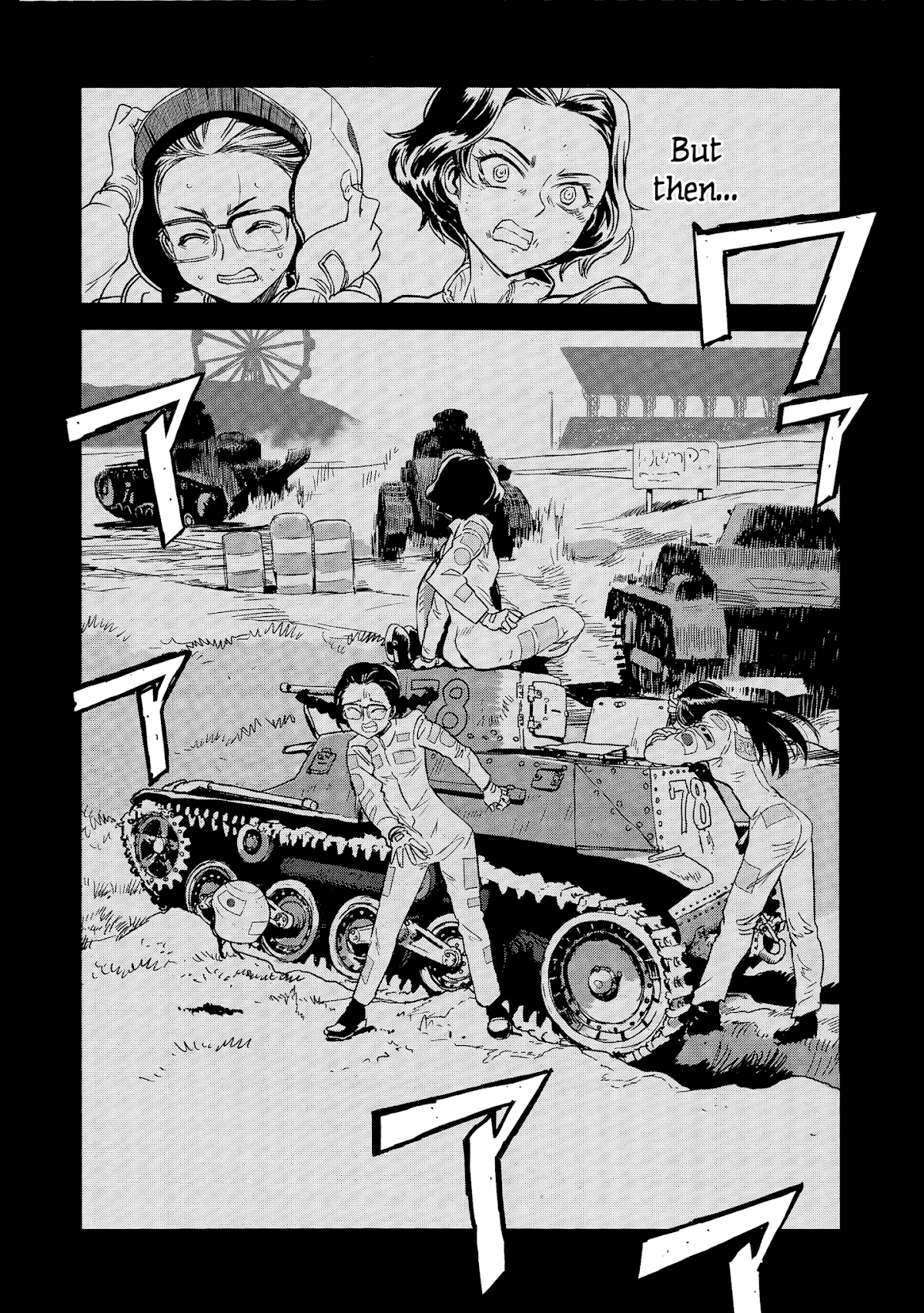 Girls & Panzer - Ribbon no Musha Chapter 40 page 13 - Chapter 40: The Death Match of Komoro (Part 7)