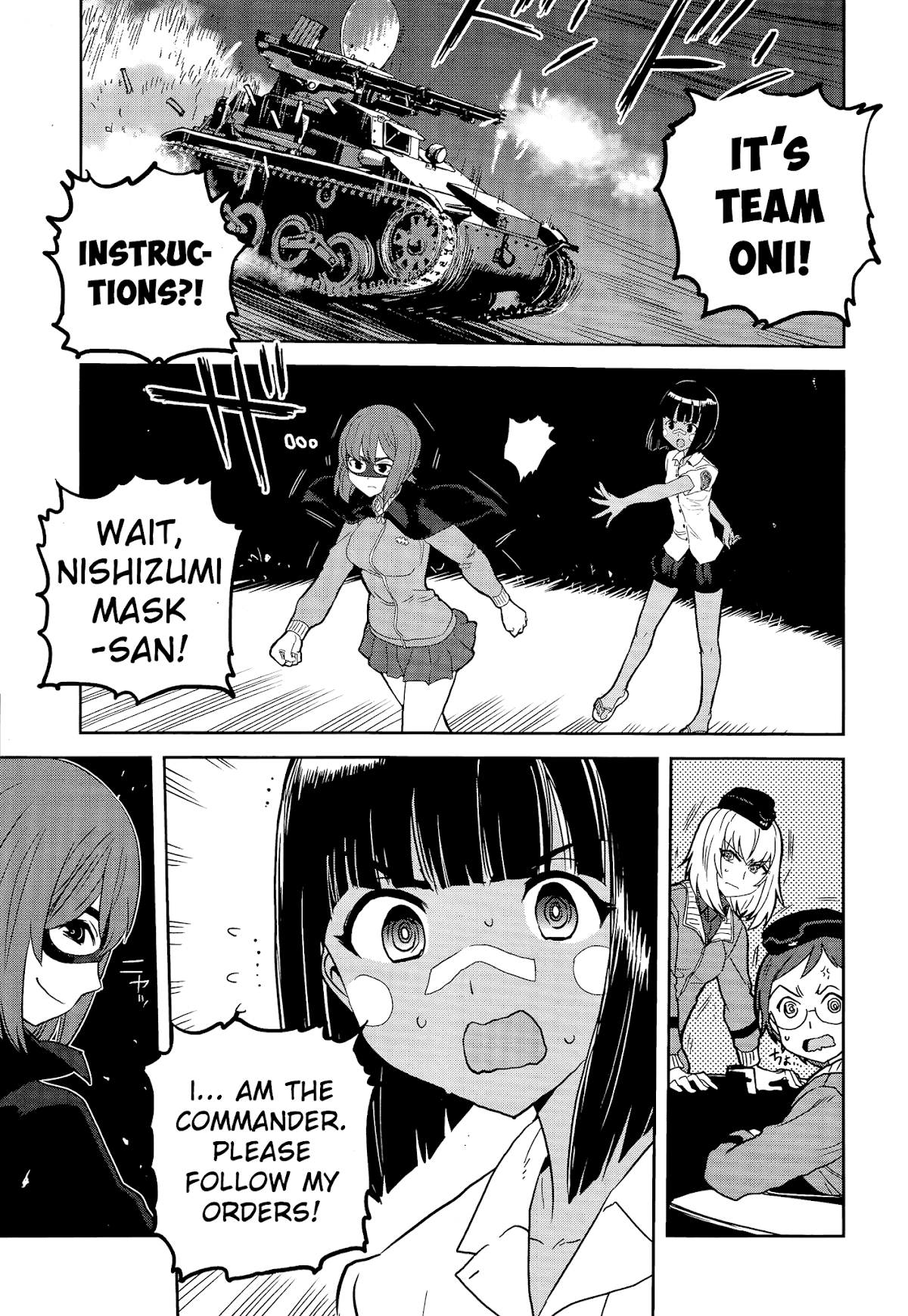 Girls & Panzer - Ribbon no Musha Chapter 40 page 21 - Chapter 40: The Death Match of Komoro (Part 7)
