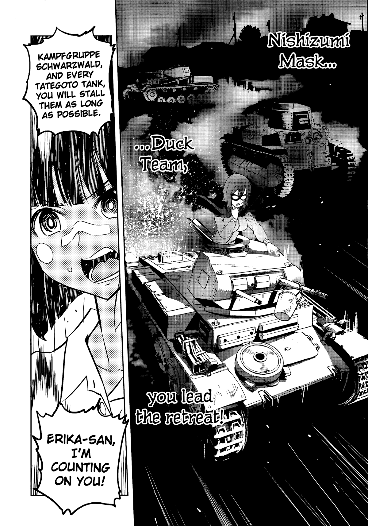 Girls & Panzer - Ribbon no Musha Chapter 40 page 22 - Chapter 40: The Death Match of Komoro (Part 7)