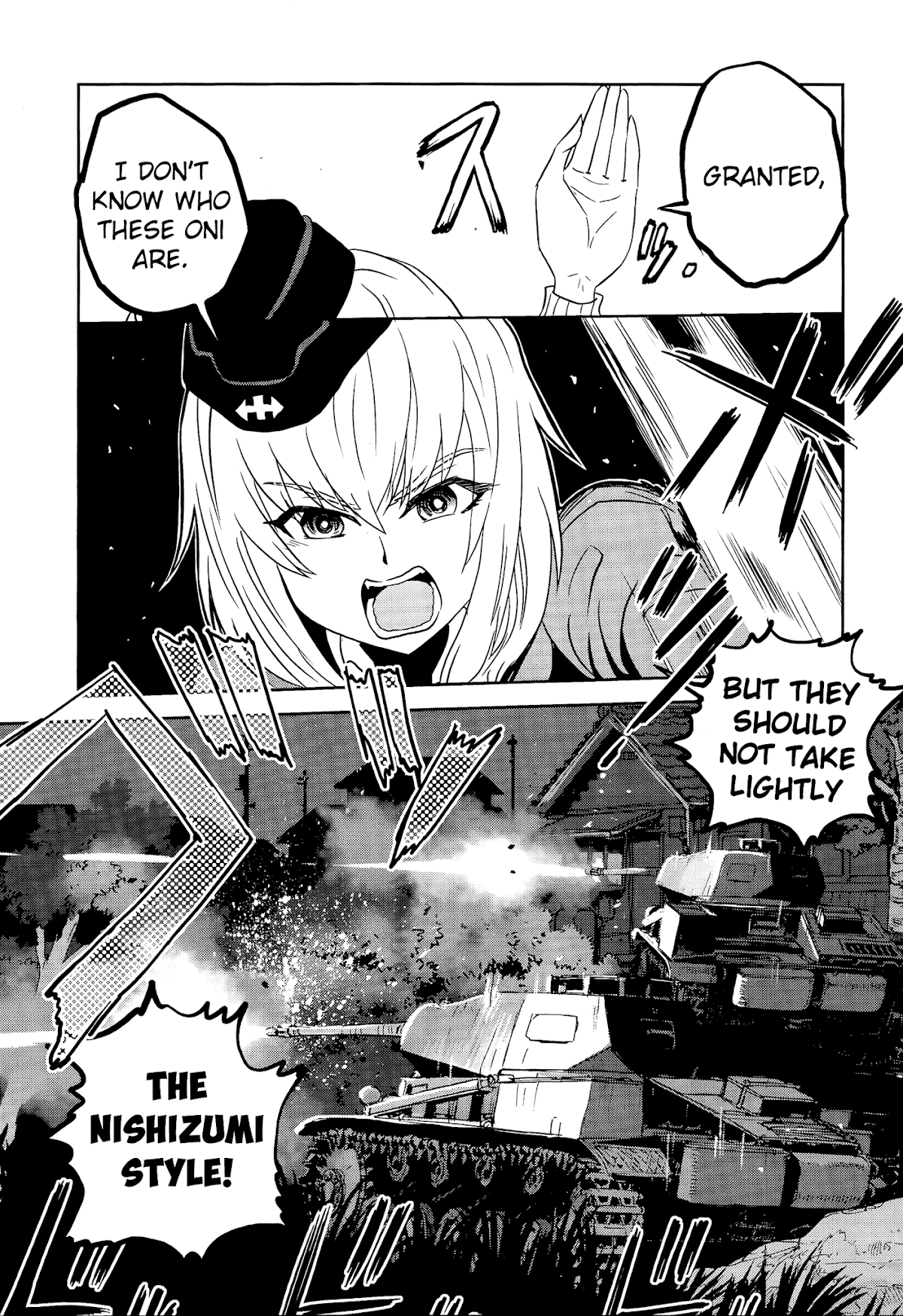 Girls & Panzer - Ribbon no Musha Chapter 40 page 23 - Chapter 40: The Death Match of Komoro (Part 7)