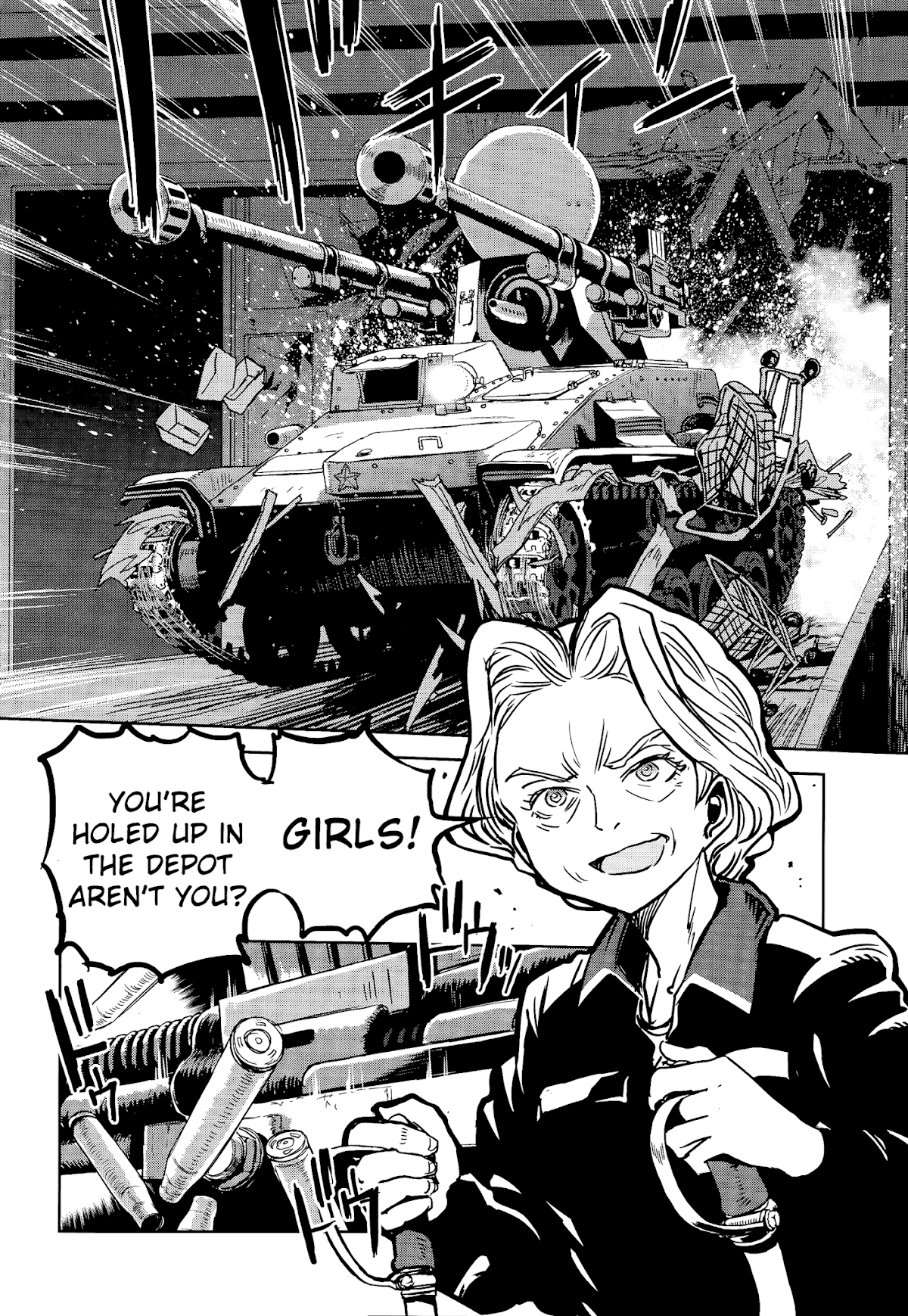 Girls & Panzer - Ribbon no Musha Chapter 40 page 6 - Chapter 40: The Death Match of Komoro (Part 7)
