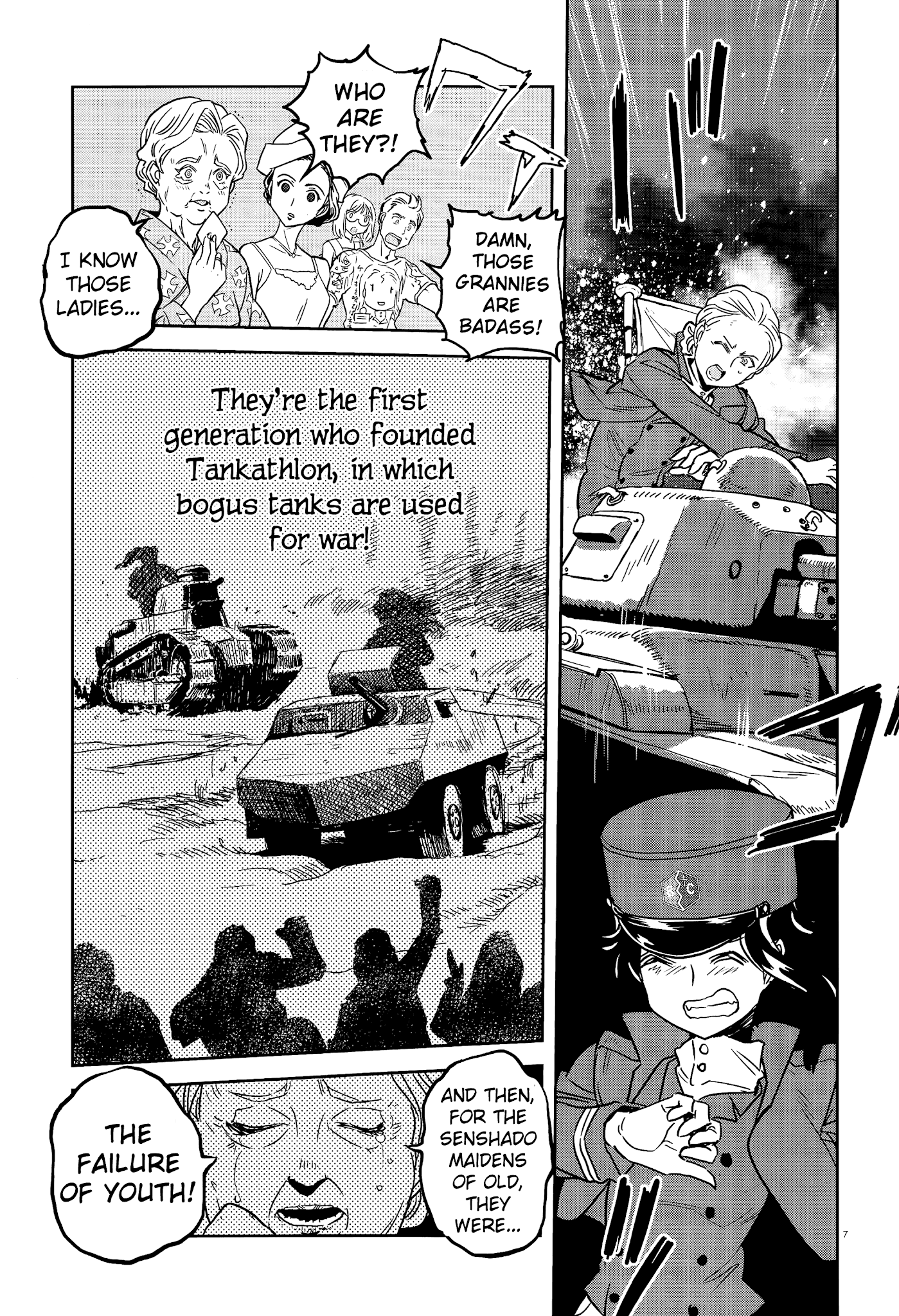 Girls & Panzer - Ribbon no Musha Chapter 40 page 7 - Chapter 40: The Death Match of Komoro (Part 7)