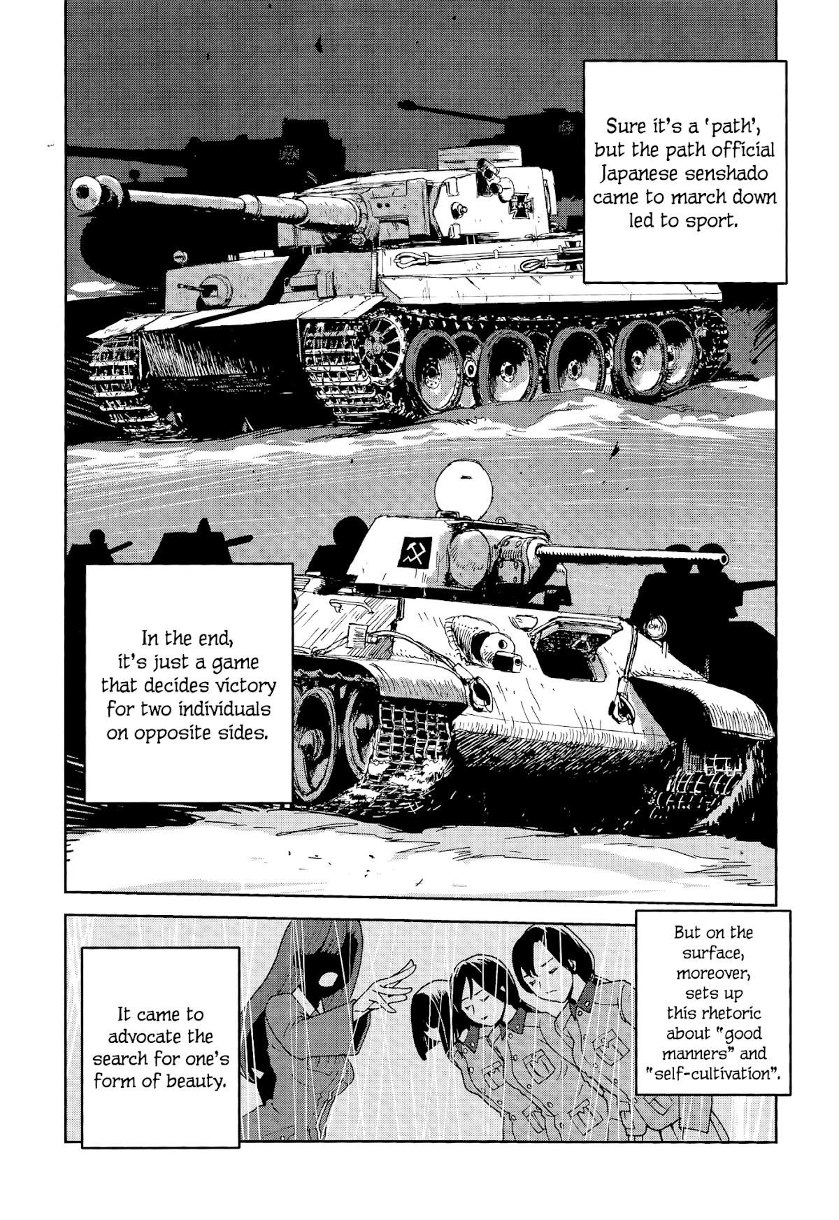 Girls & Panzer - Ribbon no Musha Chapter 41 page 24 - Chapter 41: The Death Match of Komoro (Part 8)