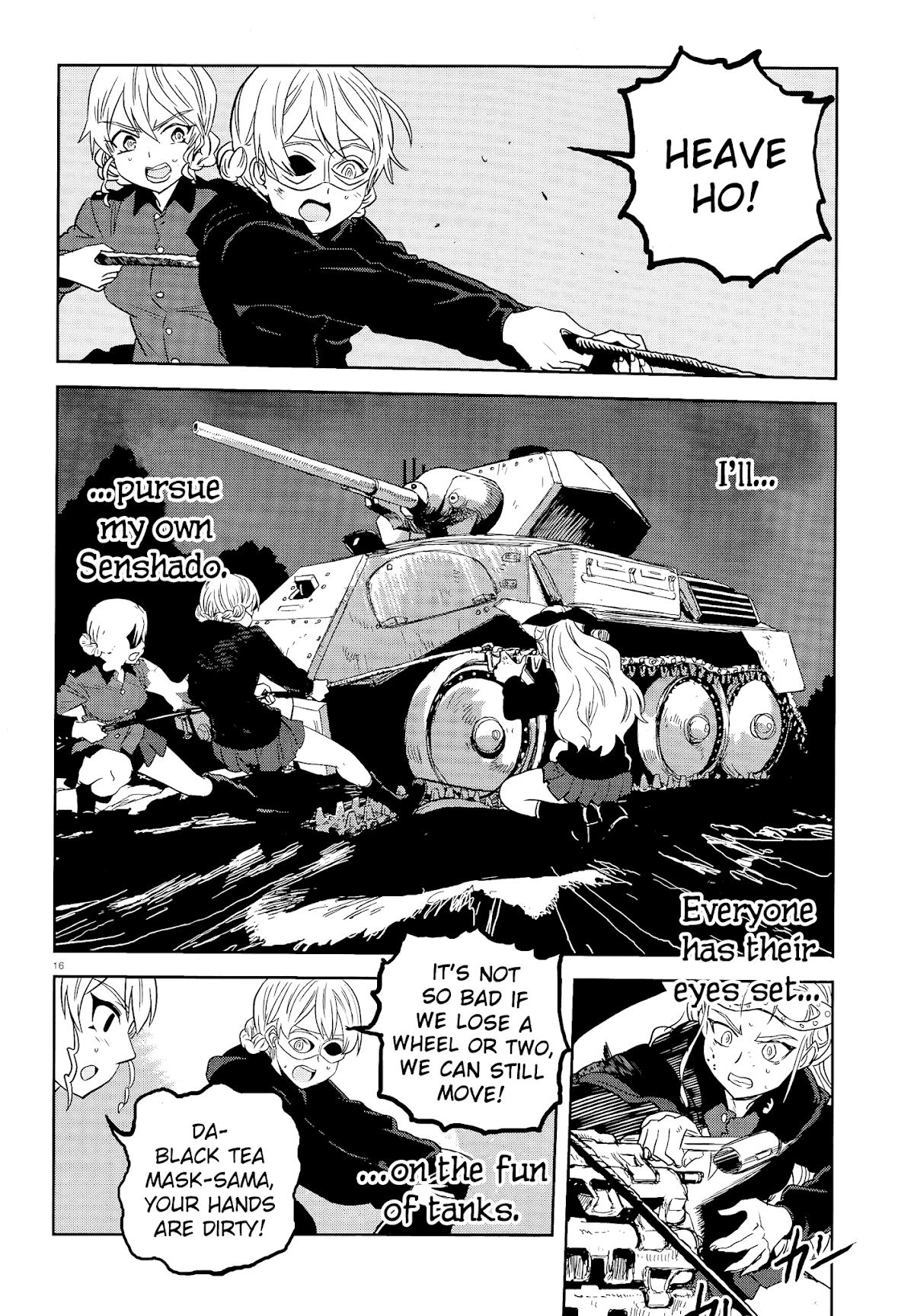 Girls & Panzer - Ribbon no Musha Chapter 43 page 15 - Chapter 43: The Death Match of Komoro (Part 10)