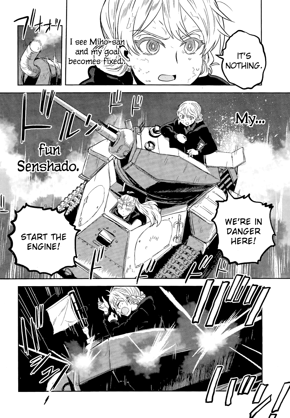Girls & Panzer - Ribbon no Musha Chapter 43 page 17 - Chapter 43: The Death Match of Komoro (Part 10)