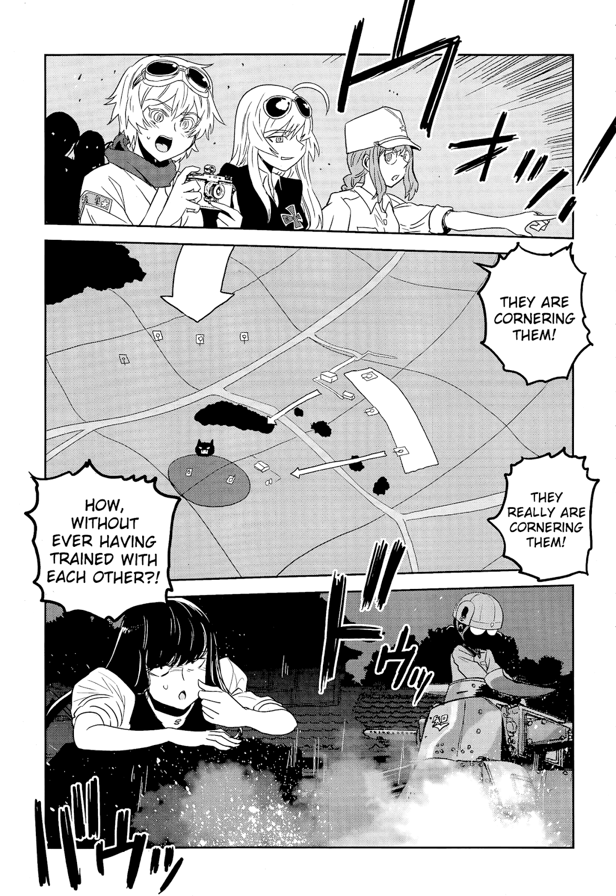 Girls & Panzer - Ribbon no Musha Chapter 43 page 22 - Chapter 43: The Death Match of Komoro (Part 10)