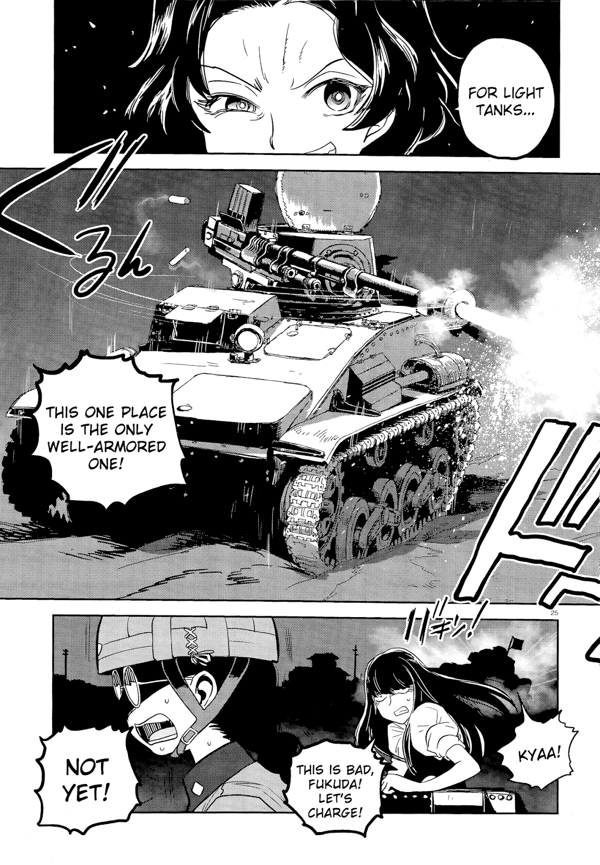 Girls & Panzer - Ribbon no Musha Chapter 43 page 24 - Chapter 43: The Death Match of Komoro (Part 10)