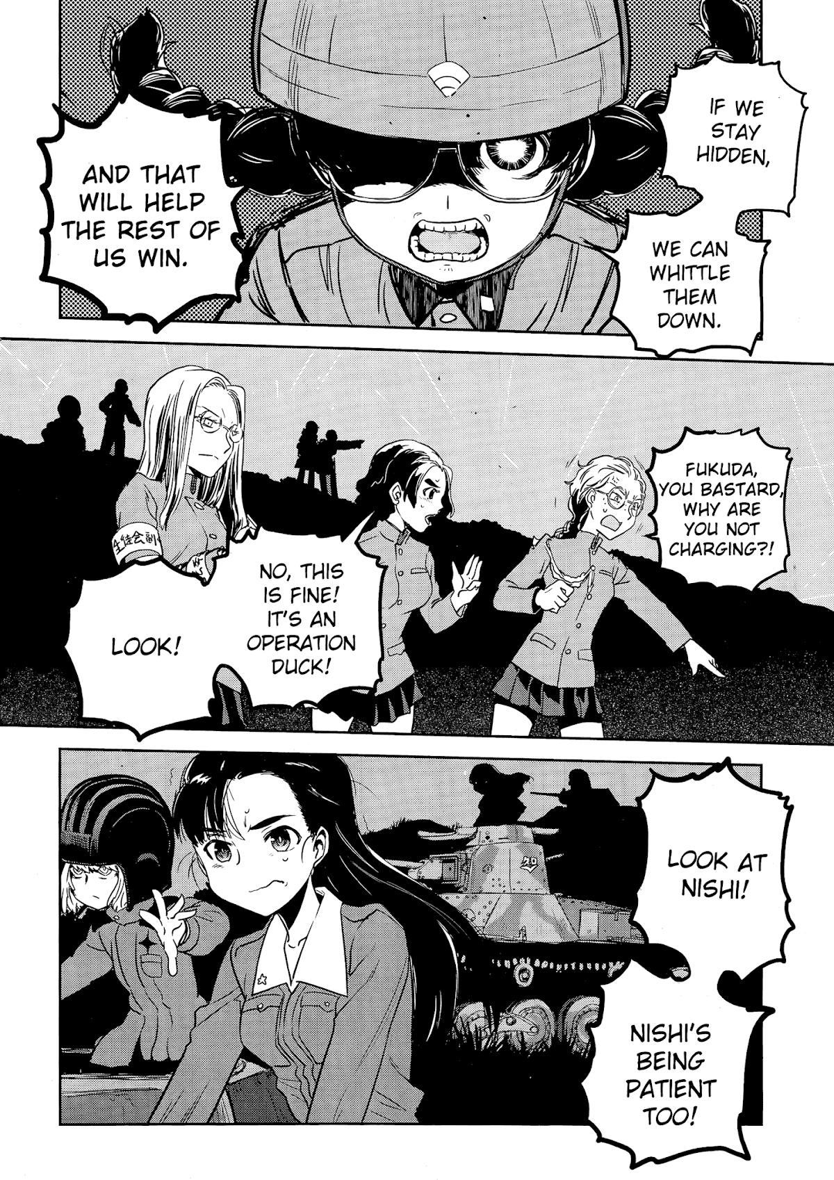 Girls & Panzer - Ribbon no Musha Chapter 43 page 25 - Chapter 43: The Death Match of Komoro (Part 10)