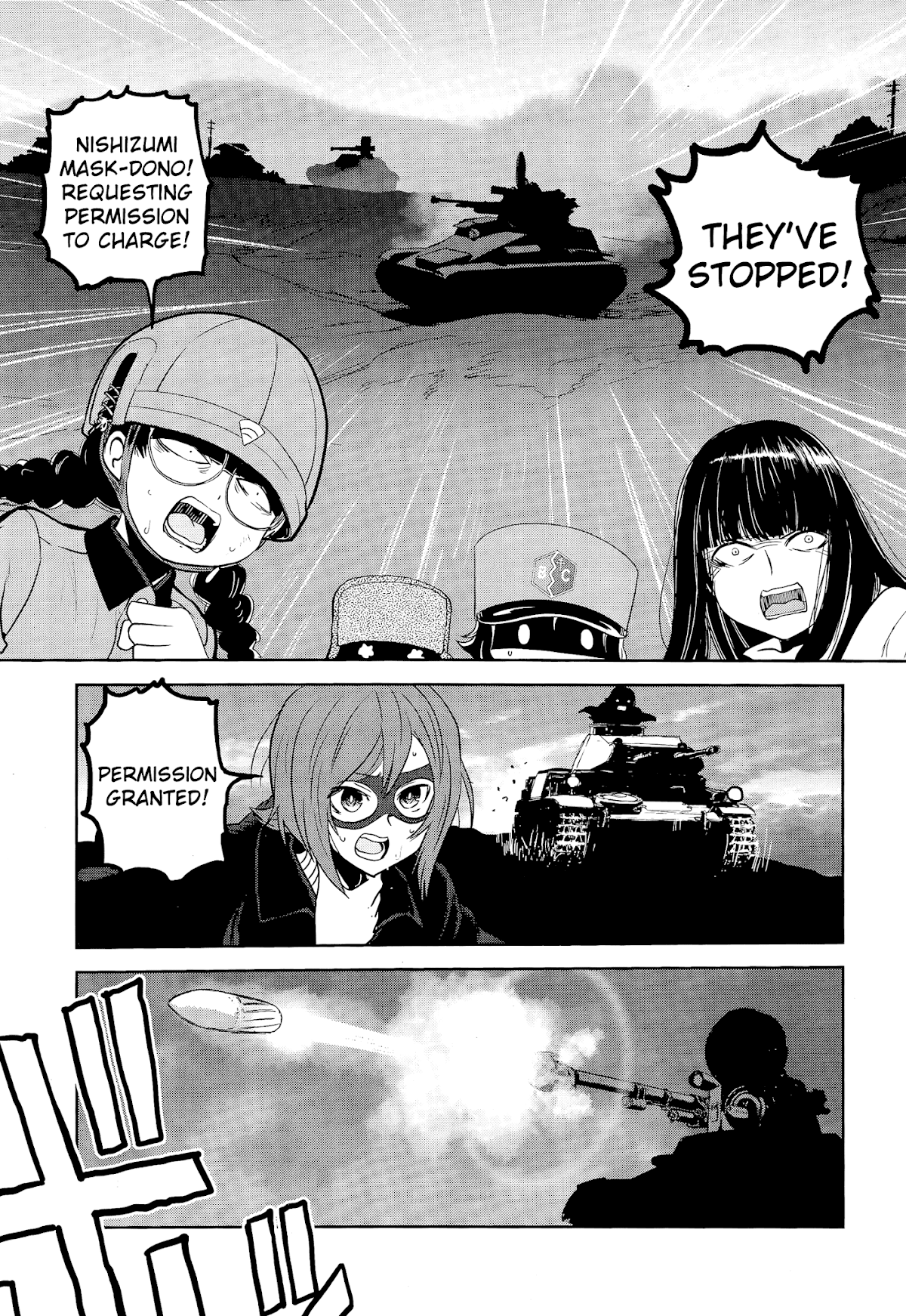 Girls & Panzer - Ribbon no Musha Chapter 43 page 28 - Chapter 43: The Death Match of Komoro (Part 10)