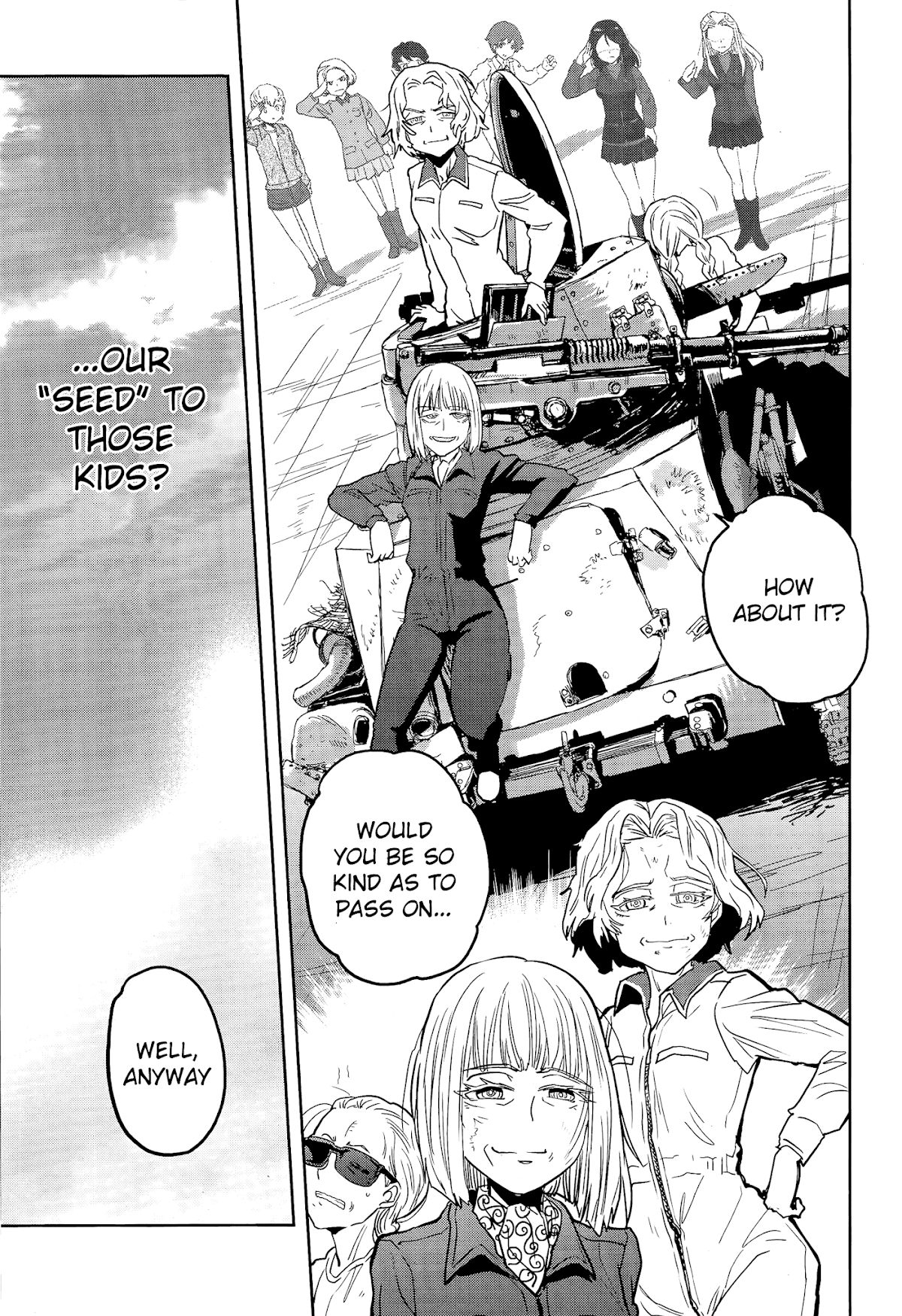 Girls & Panzer - Ribbon no Musha Chapter 43 page 35 - Chapter 43: The Death Match of Komoro (Part 10)