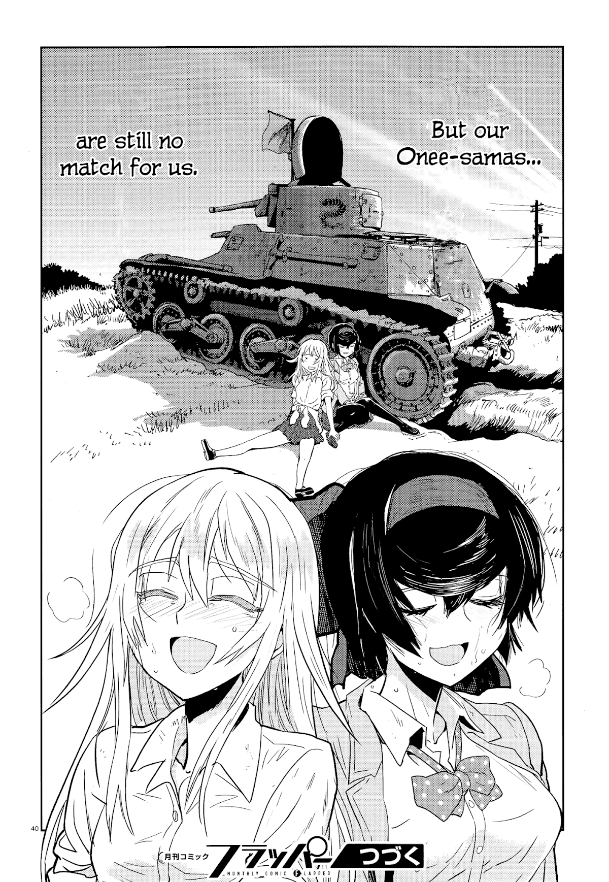 Girls & Panzer - Ribbon no Musha Chapter 43 page 38 - Chapter 43: The Death Match of Komoro (Part 10)