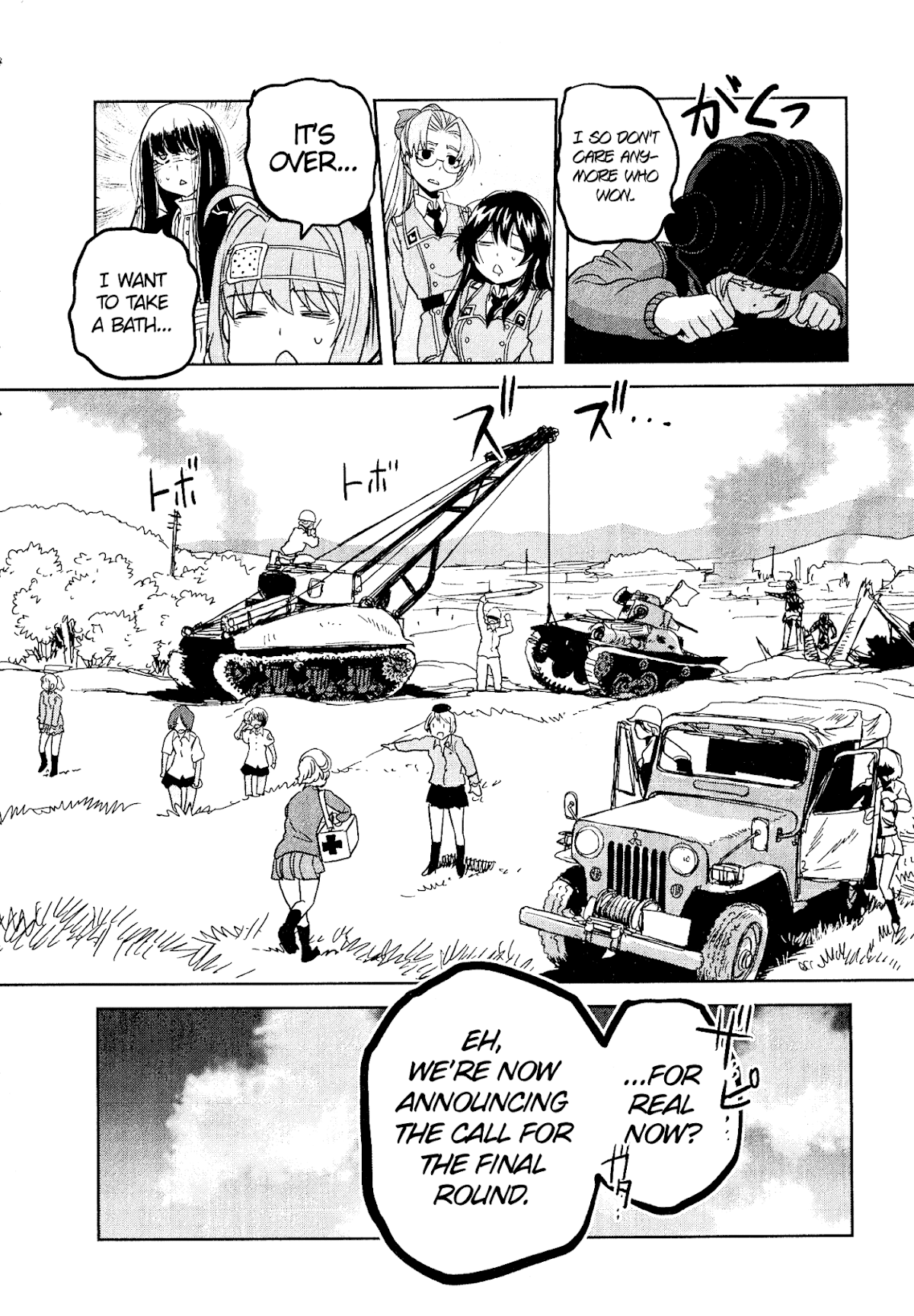 Girls & Panzer - Ribbon no Musha Chapter 44 page 14 - Chapter 44: The Death Match of Komoro (Part 11)