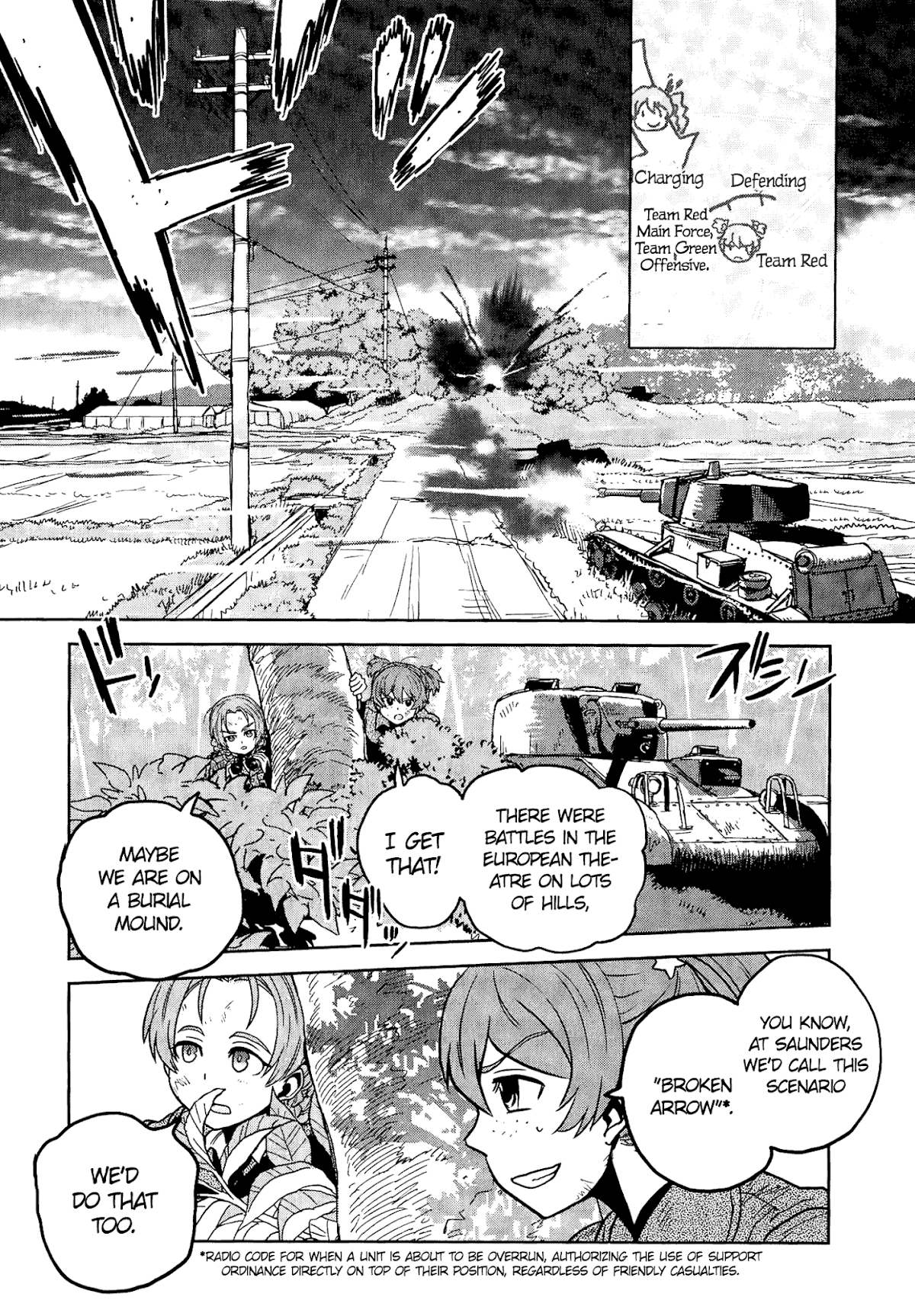 Girls & Panzer - Ribbon no Musha Chapter 44 page 5 - Chapter 44: The Death Match of Komoro (Part 11)