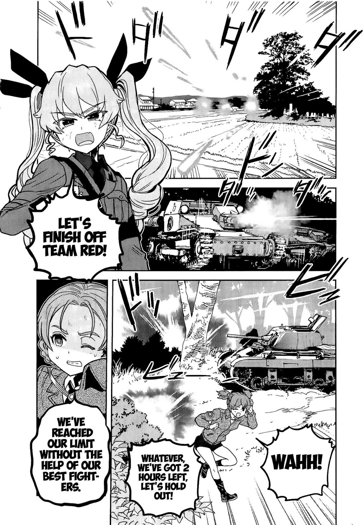 Girls & Panzer - Ribbon no Musha Chapter 44 page 6 - Chapter 44: The Death Match of Komoro (Part 11)