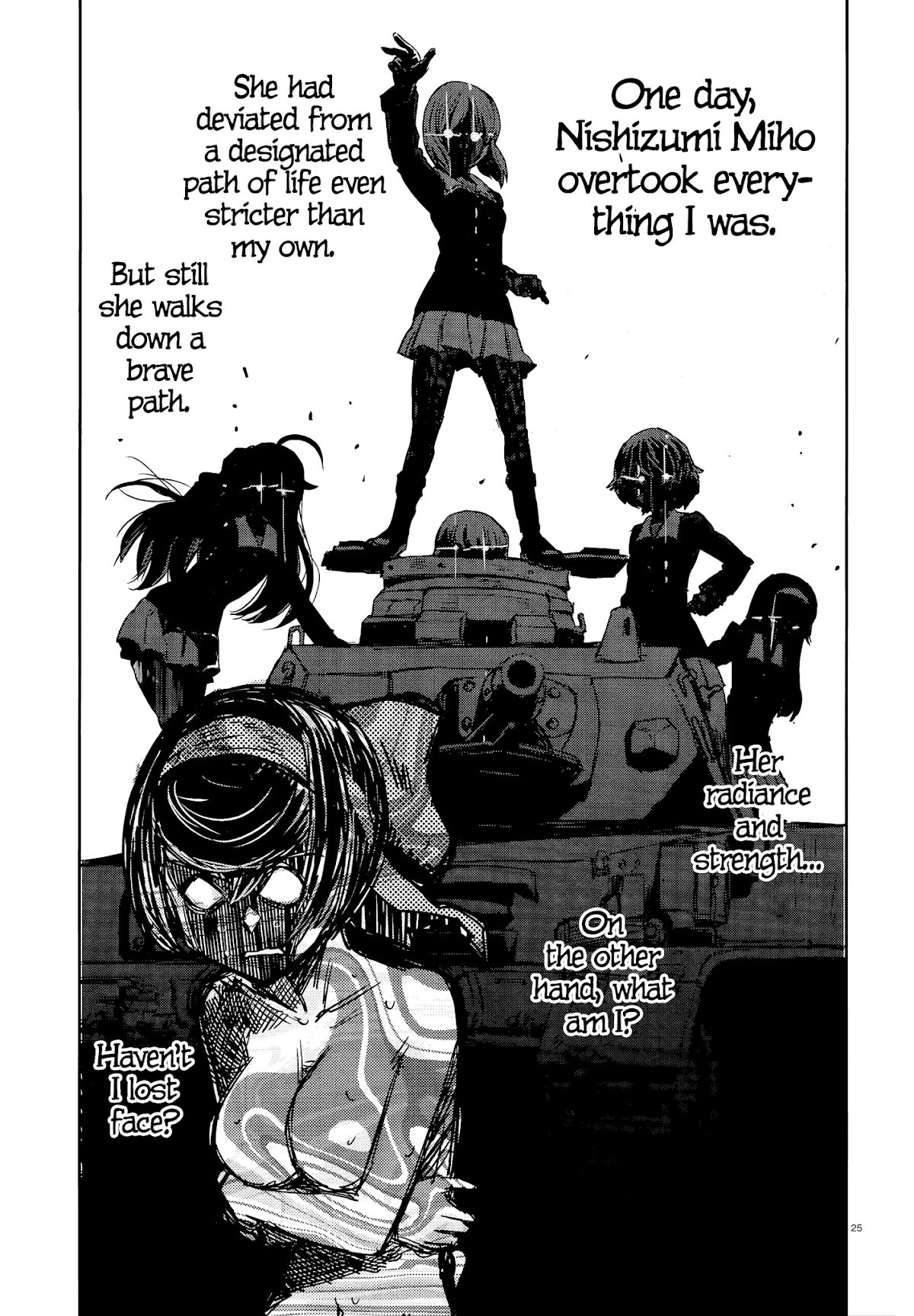Girls & Panzer - Ribbon no Musha Chapter 46 page 25 - Chapter 46: We're all clumsy.