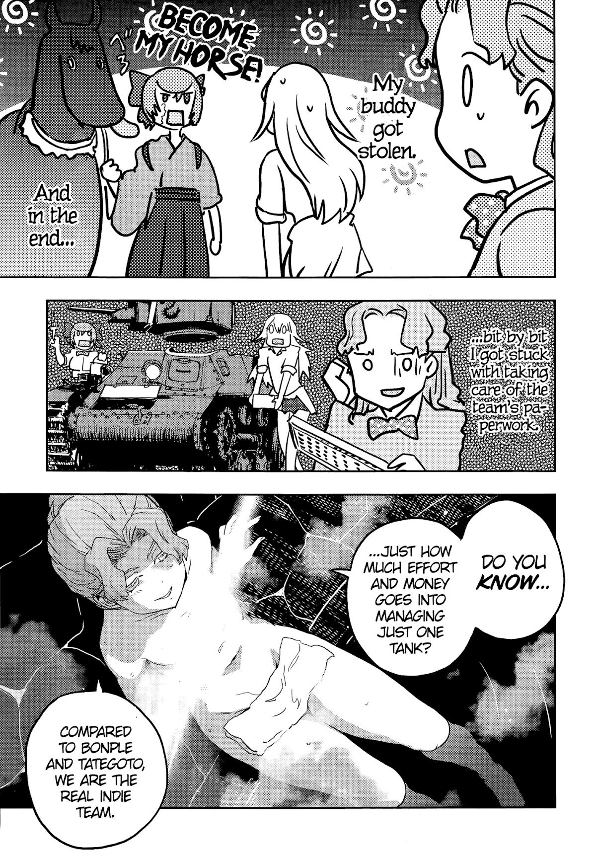 Girls & Panzer - Ribbon no Musha Chapter 46 page 29 - Chapter 46: We're all clumsy.