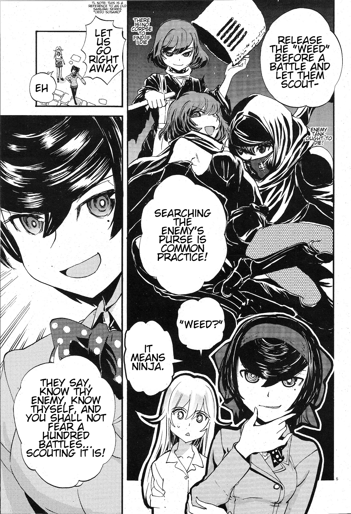 Girls & Panzer - Ribbon no Musha Chapter 5 page 9 - Chapter 5: Know thy enemy, Know thy self