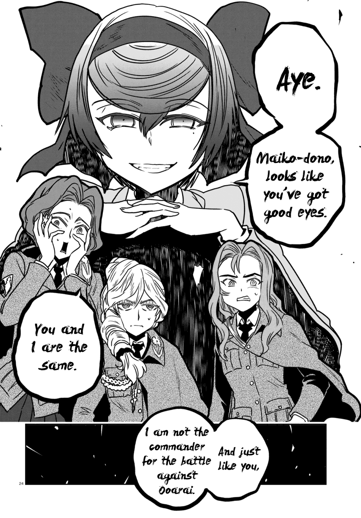 Girls & Panzer - Ribbon no Musha Chapter 51 page 24 - Chapter 51: The Battle of Nayoro (Part 5)