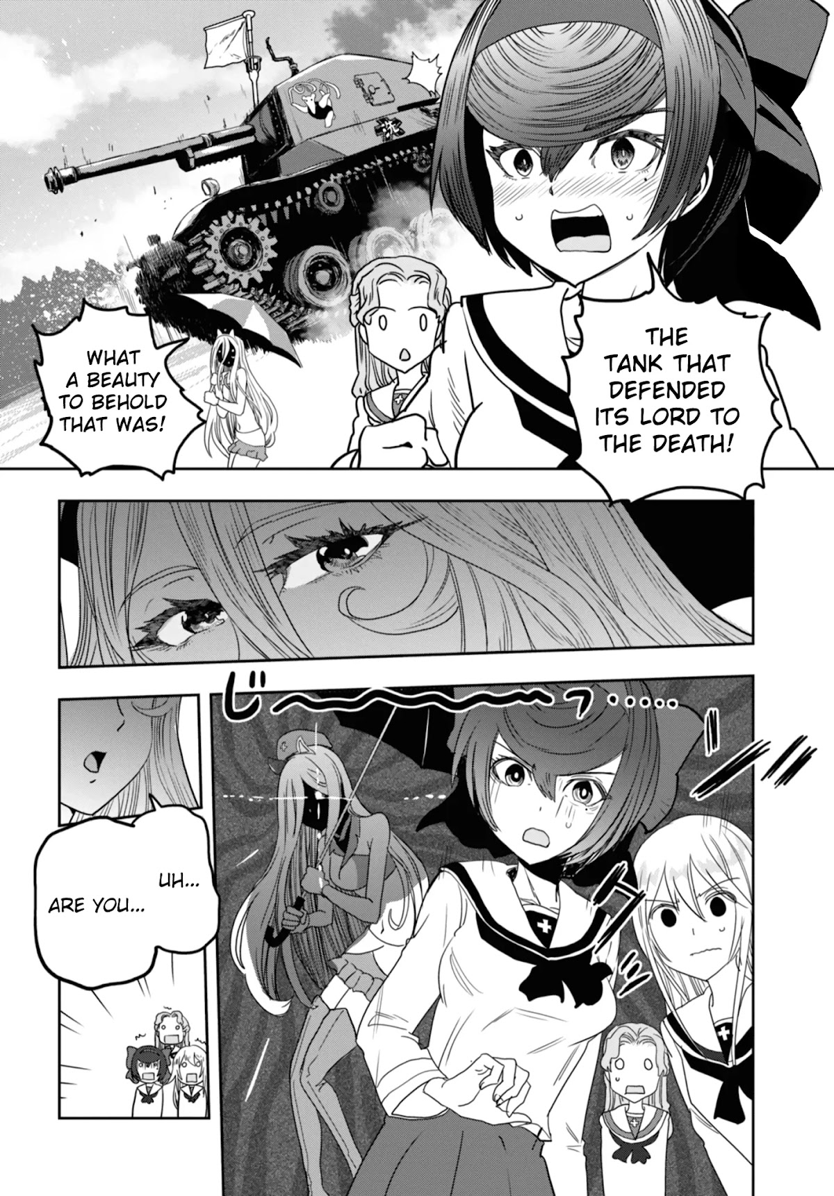 Girls & Panzer - Ribbon no Musha Chapter 53 page 11 - Chapter 53: Infiltrating the Ooarai Girls' Academy Ship (Part 1)