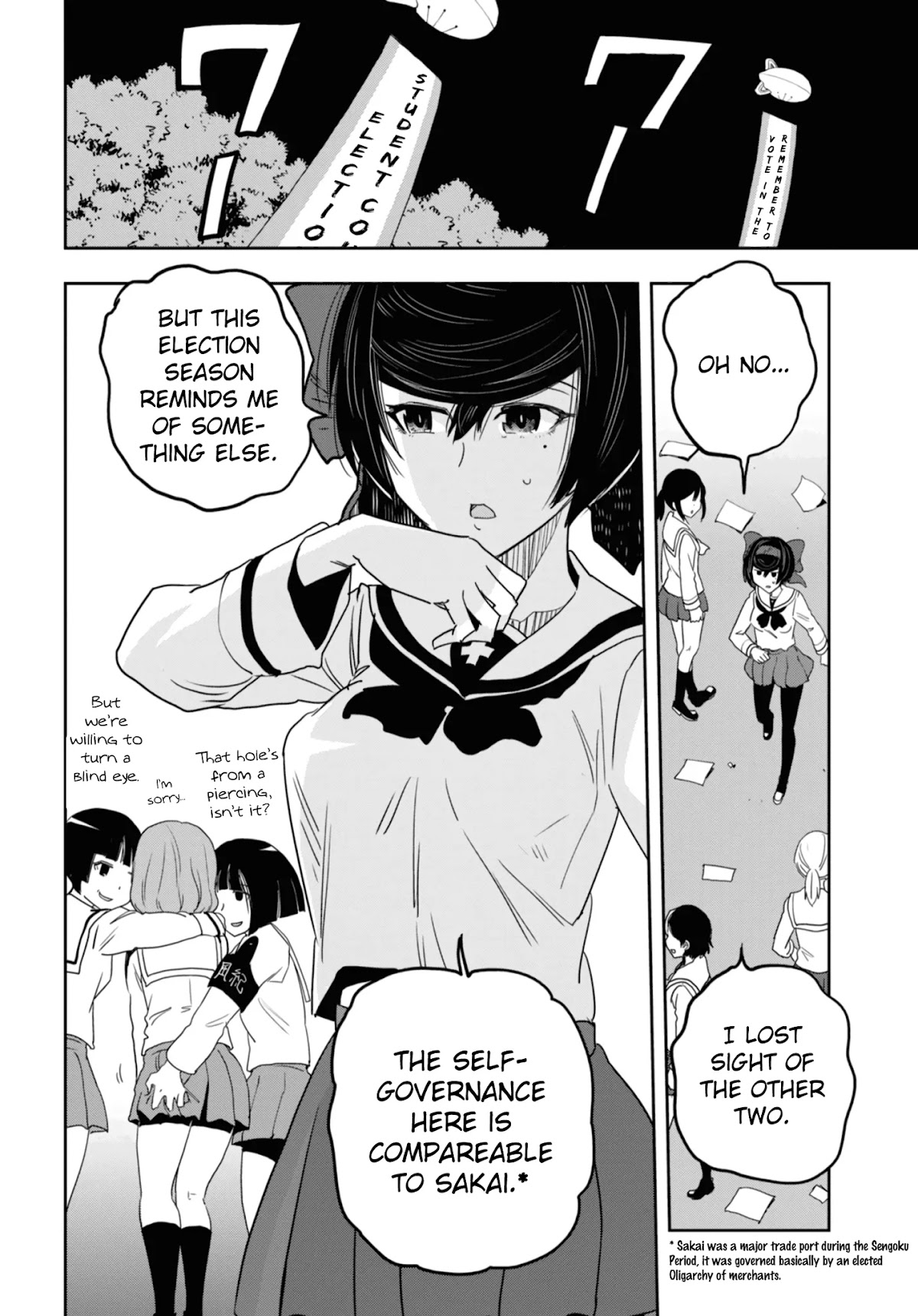 Girls & Panzer - Ribbon no Musha Chapter 53 page 13 - Chapter 53: Infiltrating the Ooarai Girls' Academy Ship (Part 1)