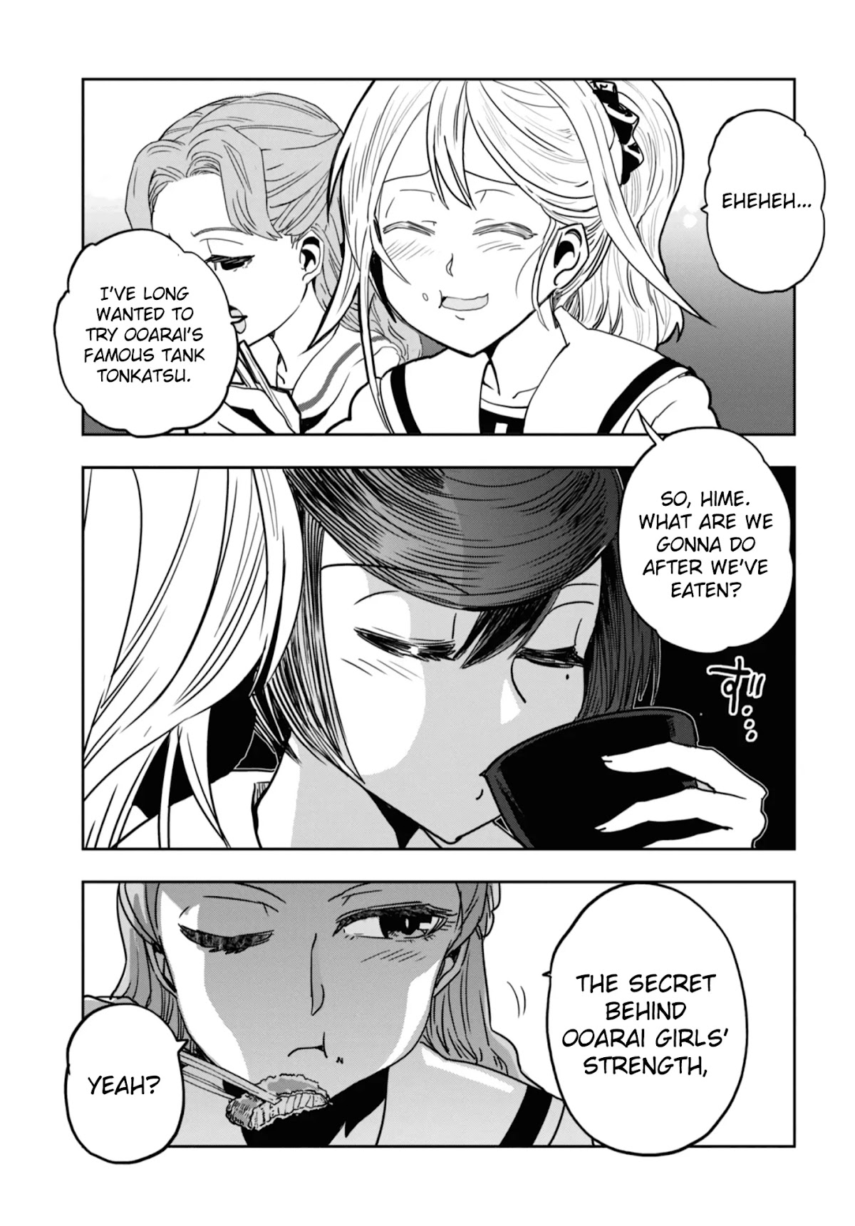 Girls & Panzer - Ribbon no Musha Chapter 53 page 24 - Chapter 53: Infiltrating the Ooarai Girls' Academy Ship (Part 1)
