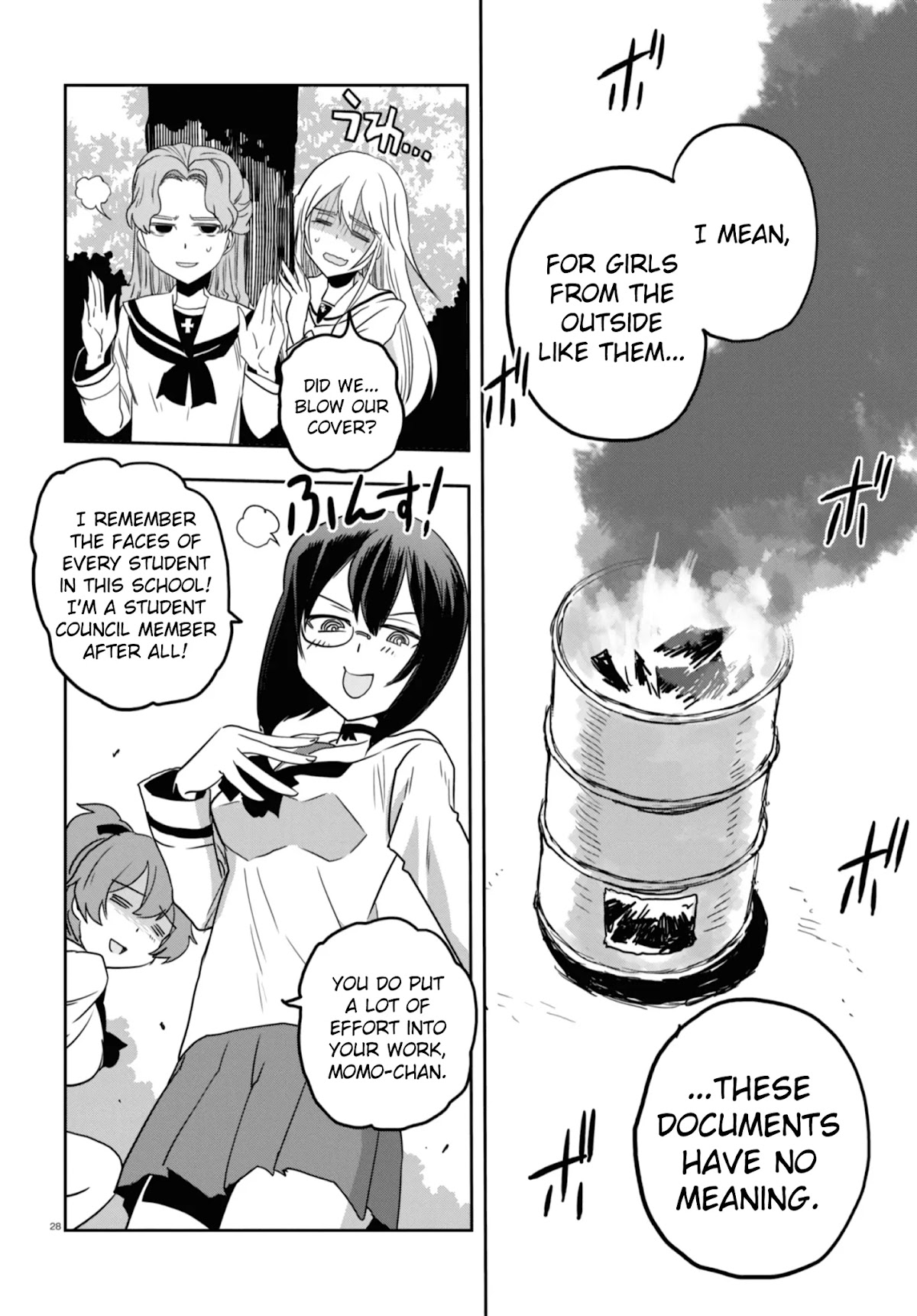Girls & Panzer - Ribbon no Musha Chapter 53 page 30 - Chapter 53: Infiltrating the Ooarai Girls' Academy Ship (Part 1)
