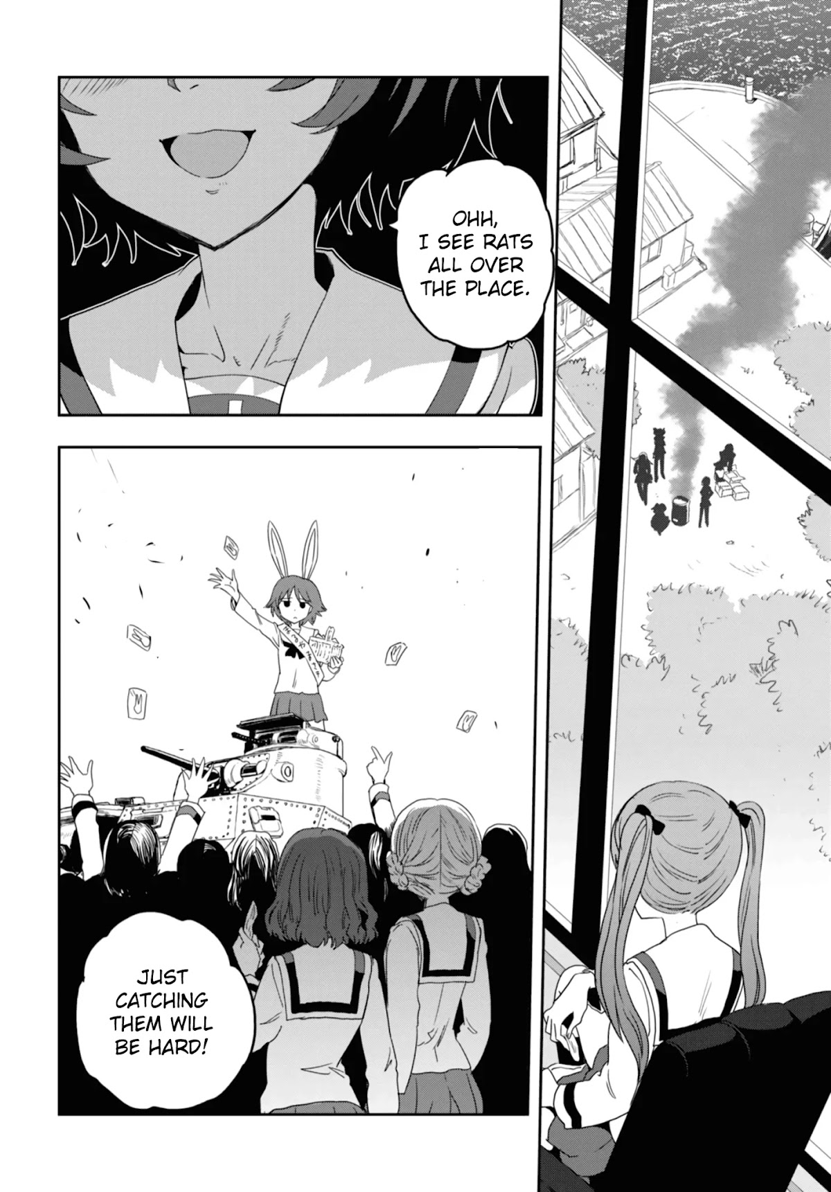 Girls & Panzer - Ribbon no Musha Chapter 53 page 34 - Chapter 53: Infiltrating the Ooarai Girls' Academy Ship (Part 1)