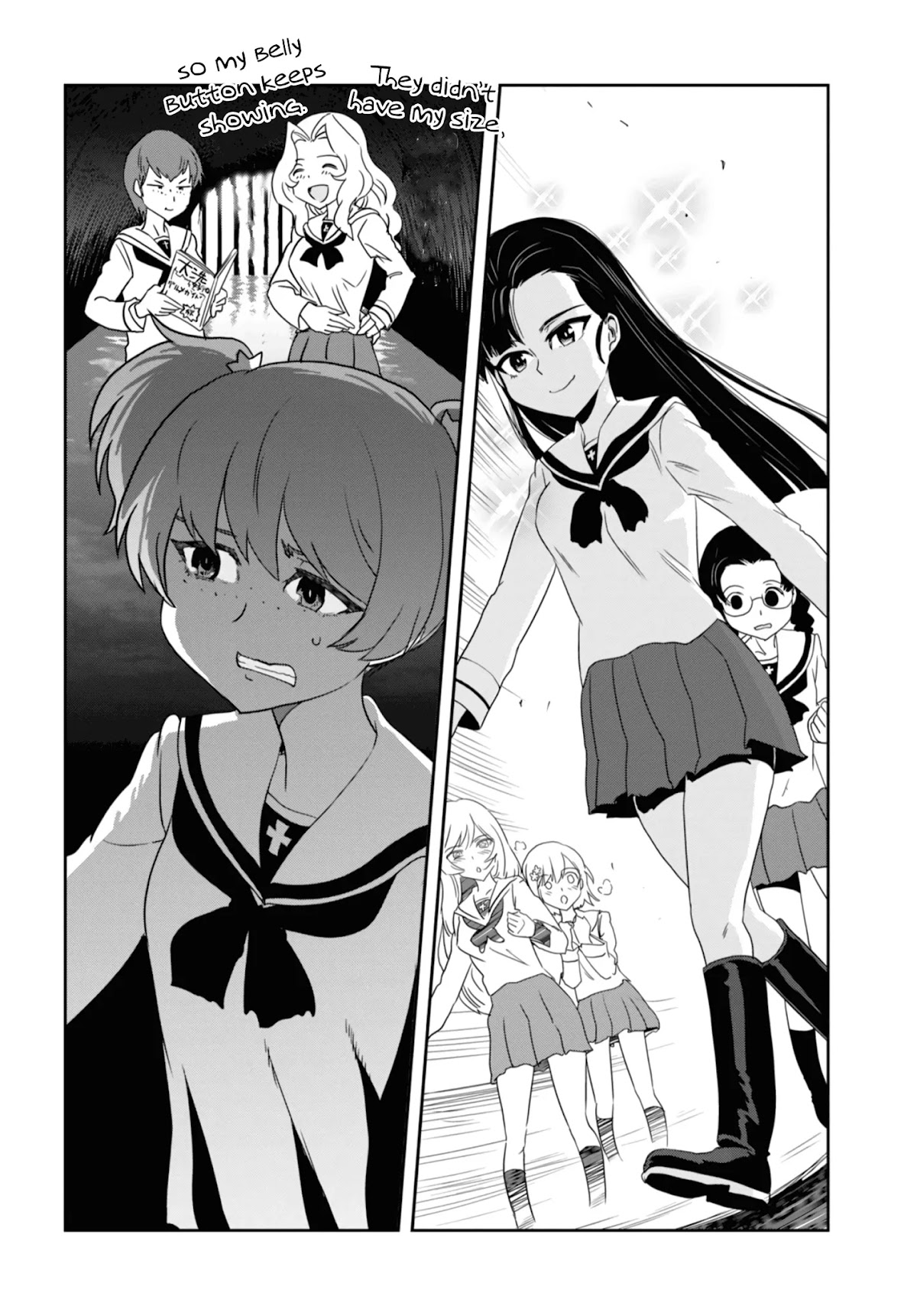 Girls & Panzer - Ribbon no Musha Chapter 53 page 36 - Chapter 53: Infiltrating the Ooarai Girls' Academy Ship (Part 1)