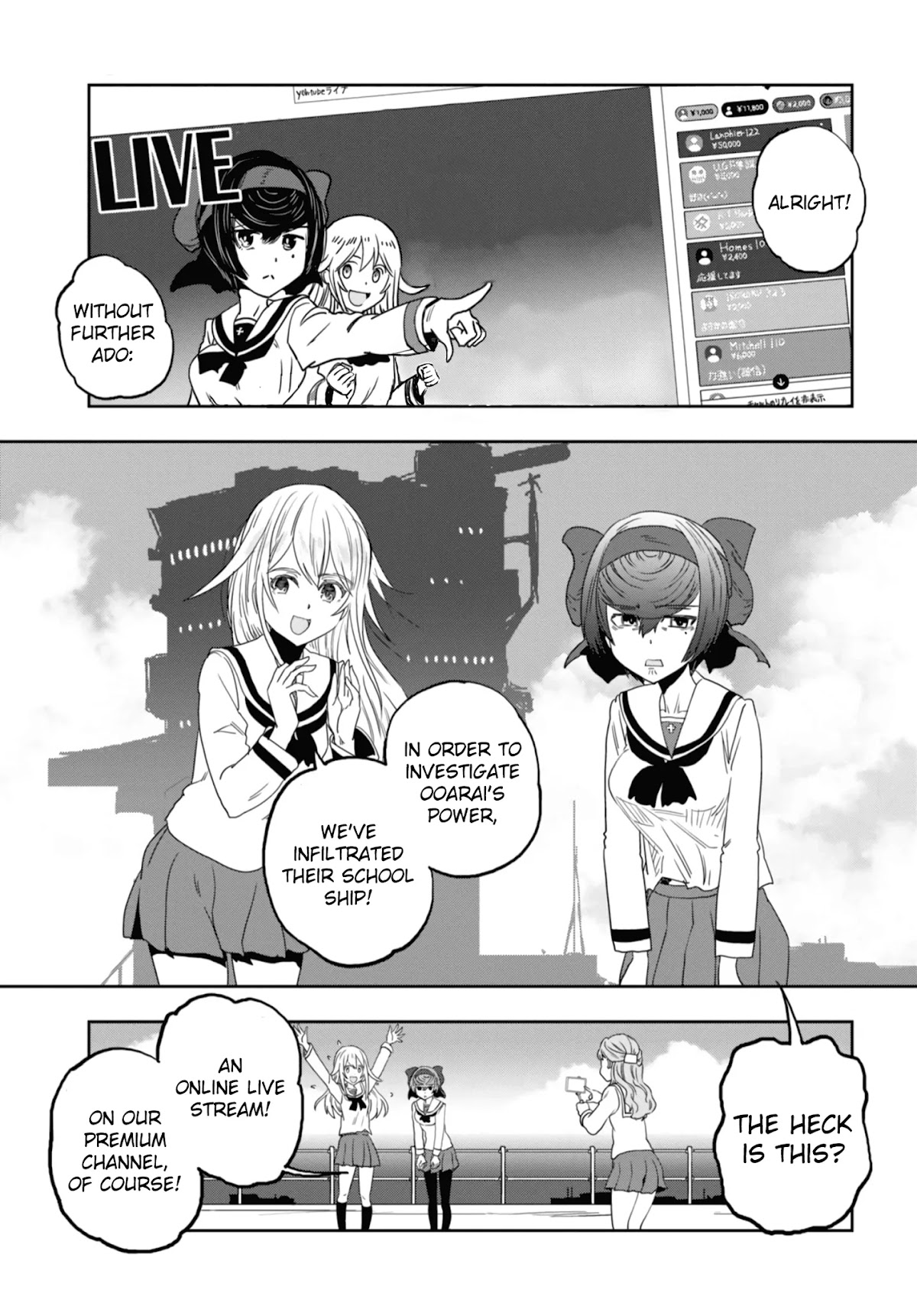 Girls & Panzer - Ribbon no Musha Chapter 53 page 4 - Chapter 53: Infiltrating the Ooarai Girls' Academy Ship (Part 1)
