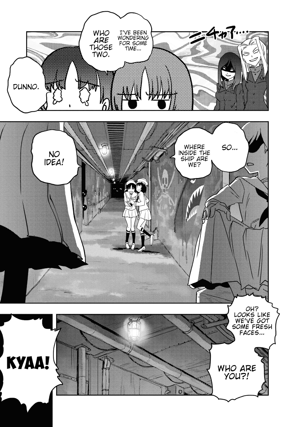 Girls & Panzer - Ribbon no Musha Chapter 54 page 11 - Chapter 54: Infiltrating the Ooarai Girls' Academy Ship (Part 2)