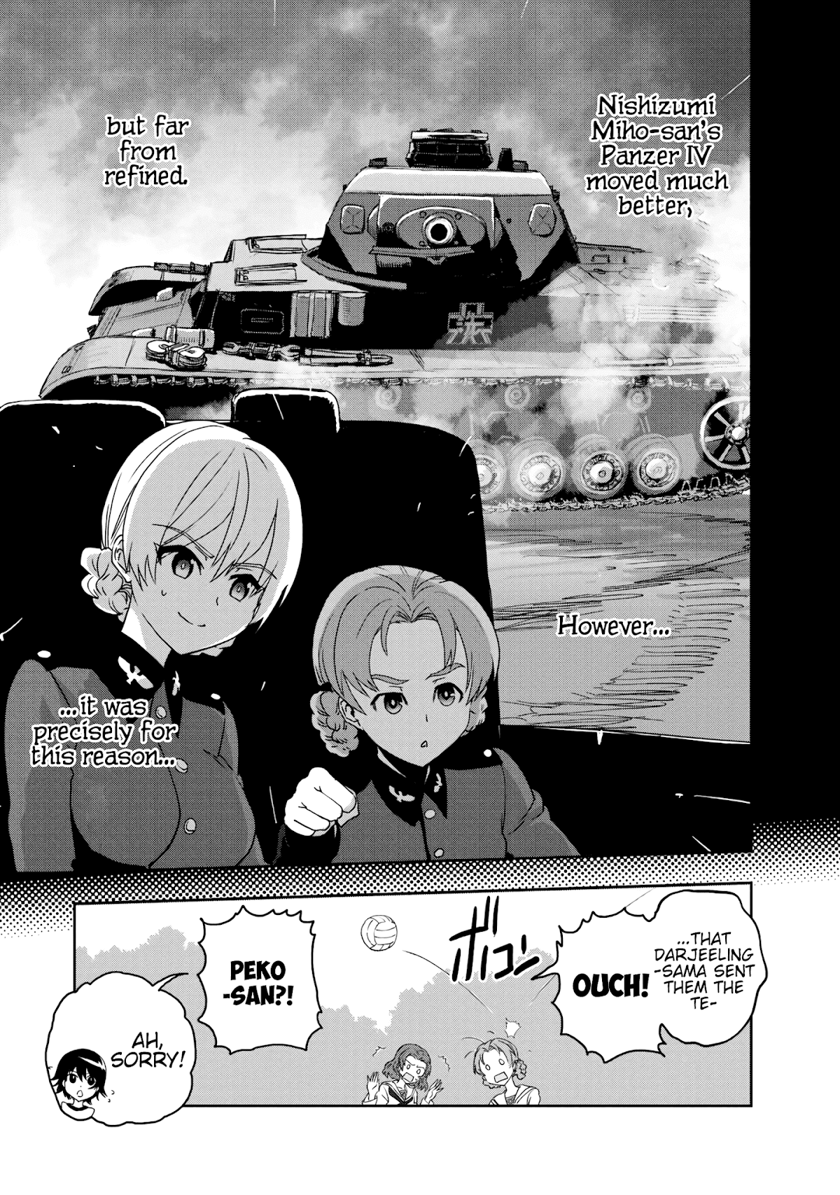 Girls & Panzer - Ribbon no Musha Chapter 54 page 15 - Chapter 54: Infiltrating the Ooarai Girls' Academy Ship (Part 2)