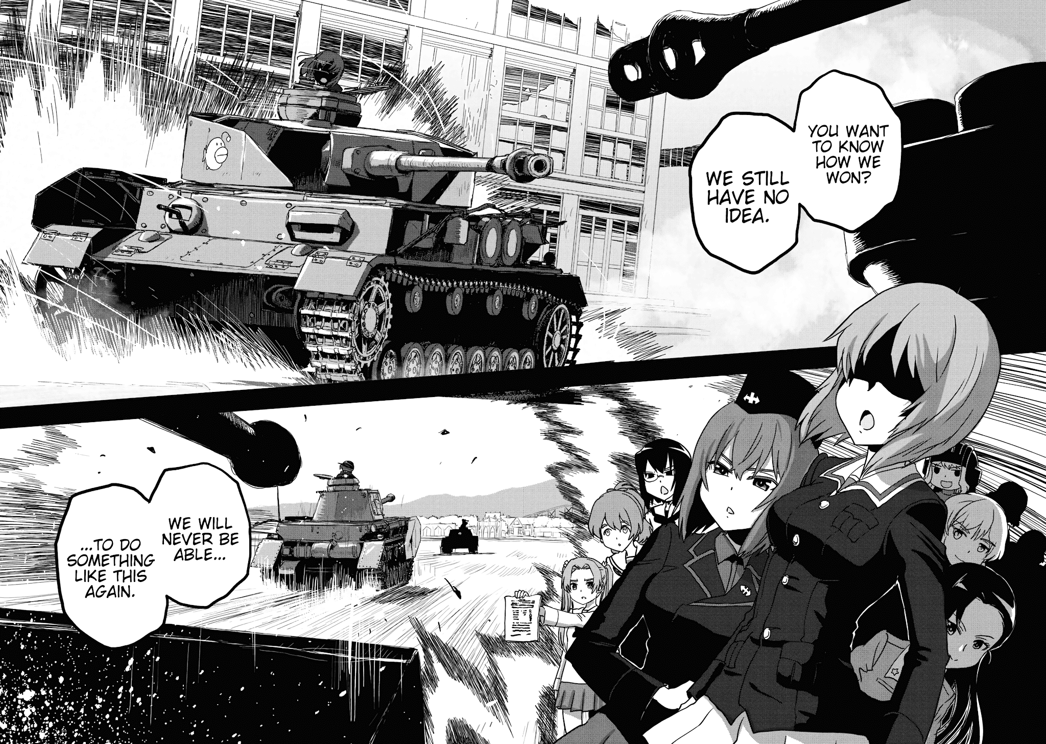 Girls & Panzer - Ribbon no Musha Chapter 54 page 28 - Chapter 54: Infiltrating the Ooarai Girls' Academy Ship (Part 2)