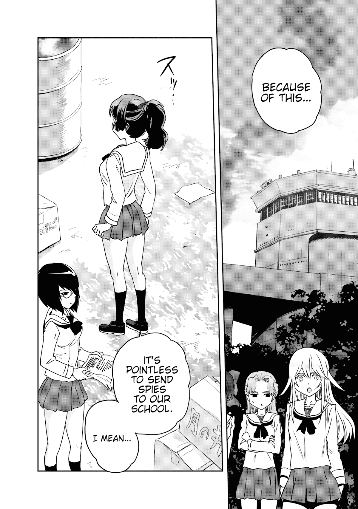 Girls & Panzer - Ribbon no Musha Chapter 54 page 29 - Chapter 54: Infiltrating the Ooarai Girls' Academy Ship (Part 2)