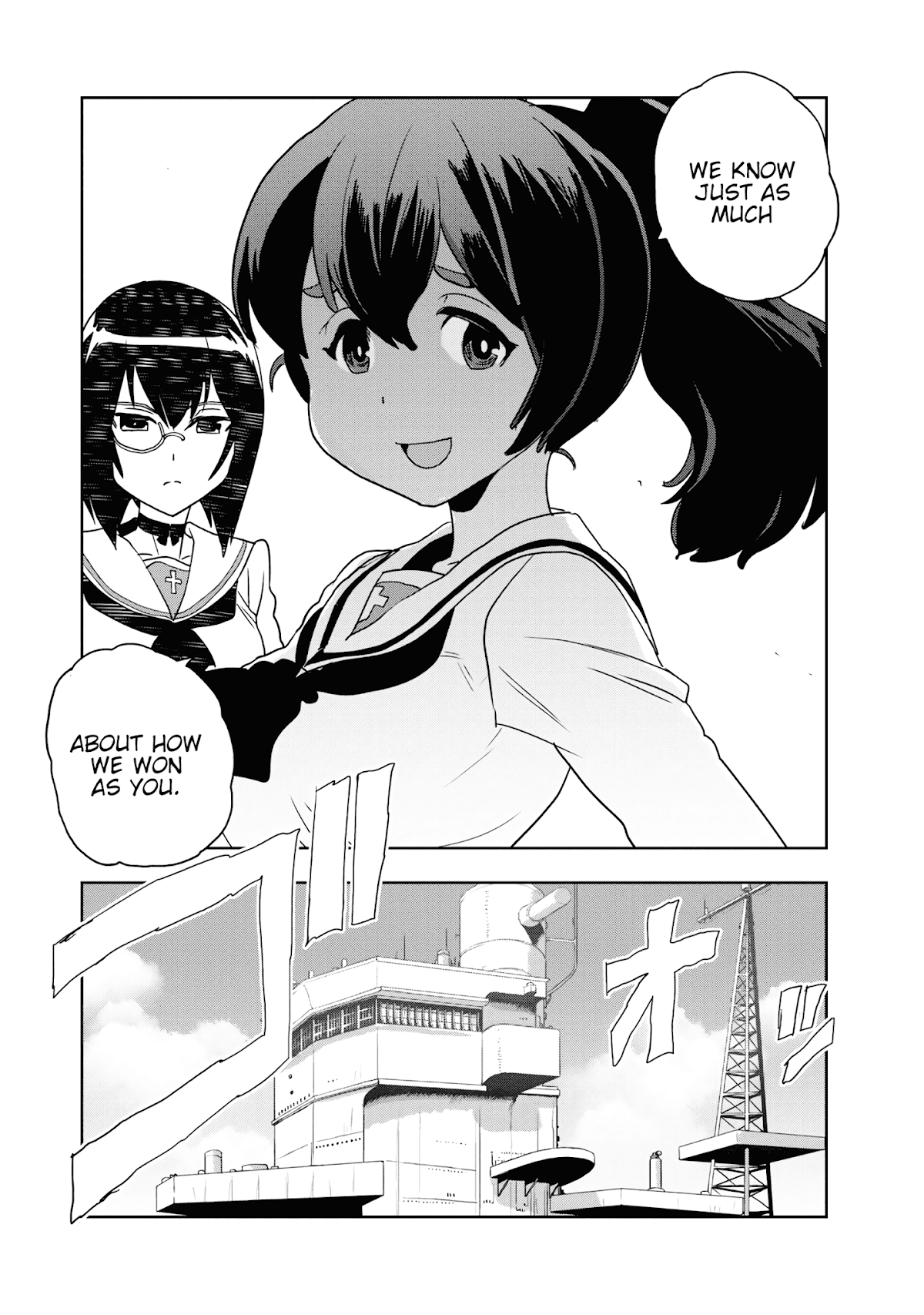 Girls & Panzer - Ribbon no Musha Chapter 54 page 30 - Chapter 54: Infiltrating the Ooarai Girls' Academy Ship (Part 2)