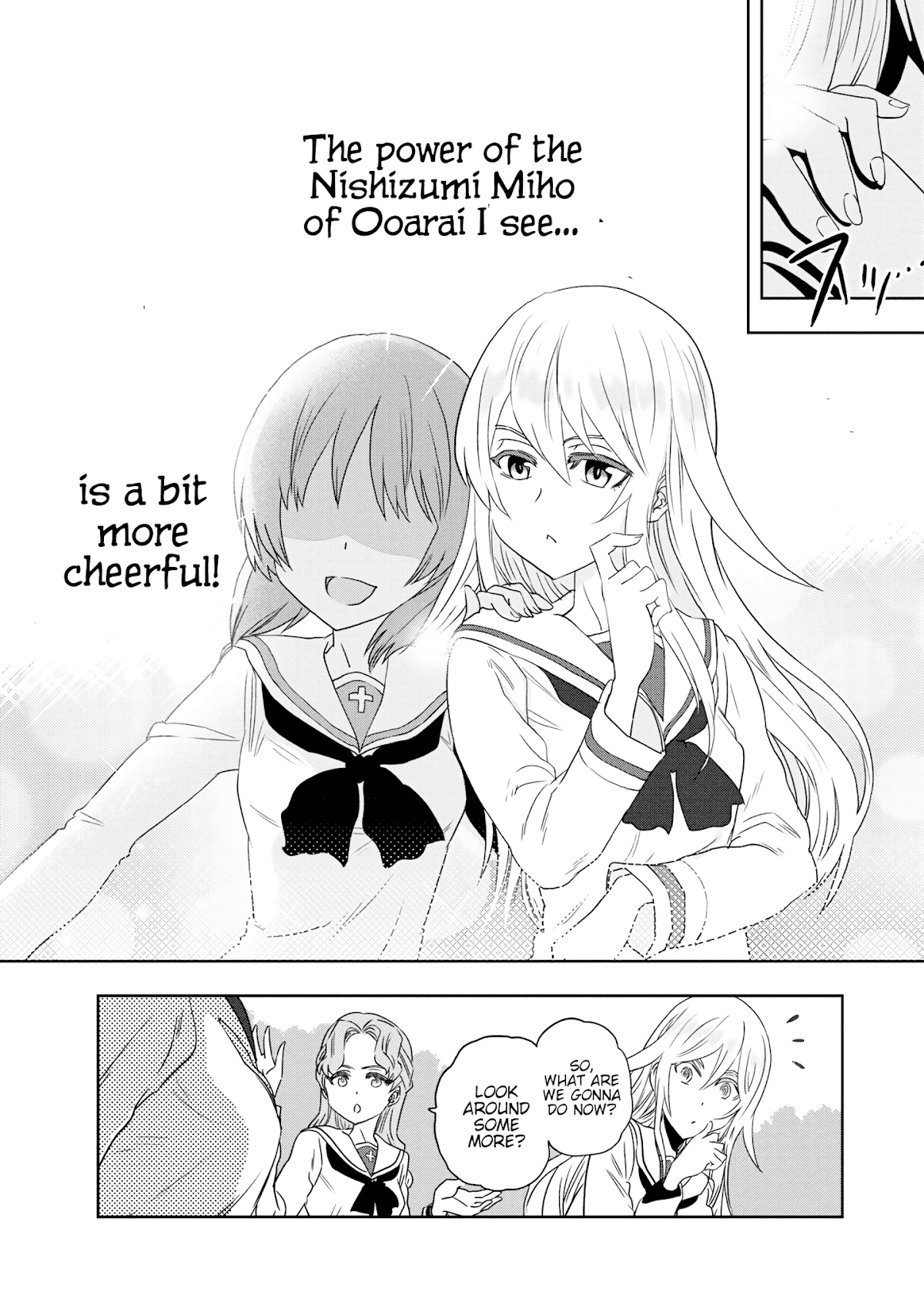 Girls & Panzer - Ribbon no Musha Chapter 54 page 37 - Chapter 54: Infiltrating the Ooarai Girls' Academy Ship (Part 2)