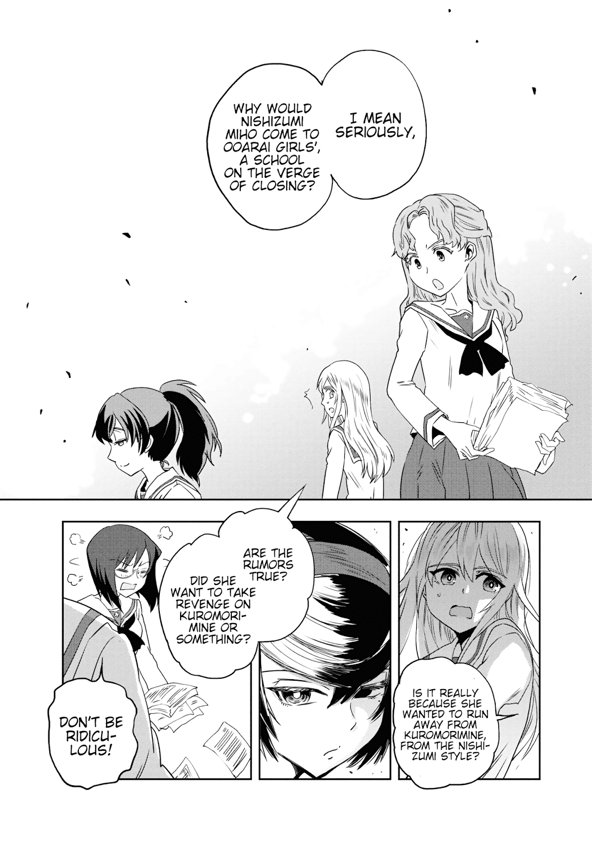 Girls & Panzer - Ribbon no Musha Chapter 54 page 4 - Chapter 54: Infiltrating the Ooarai Girls' Academy Ship (Part 2)