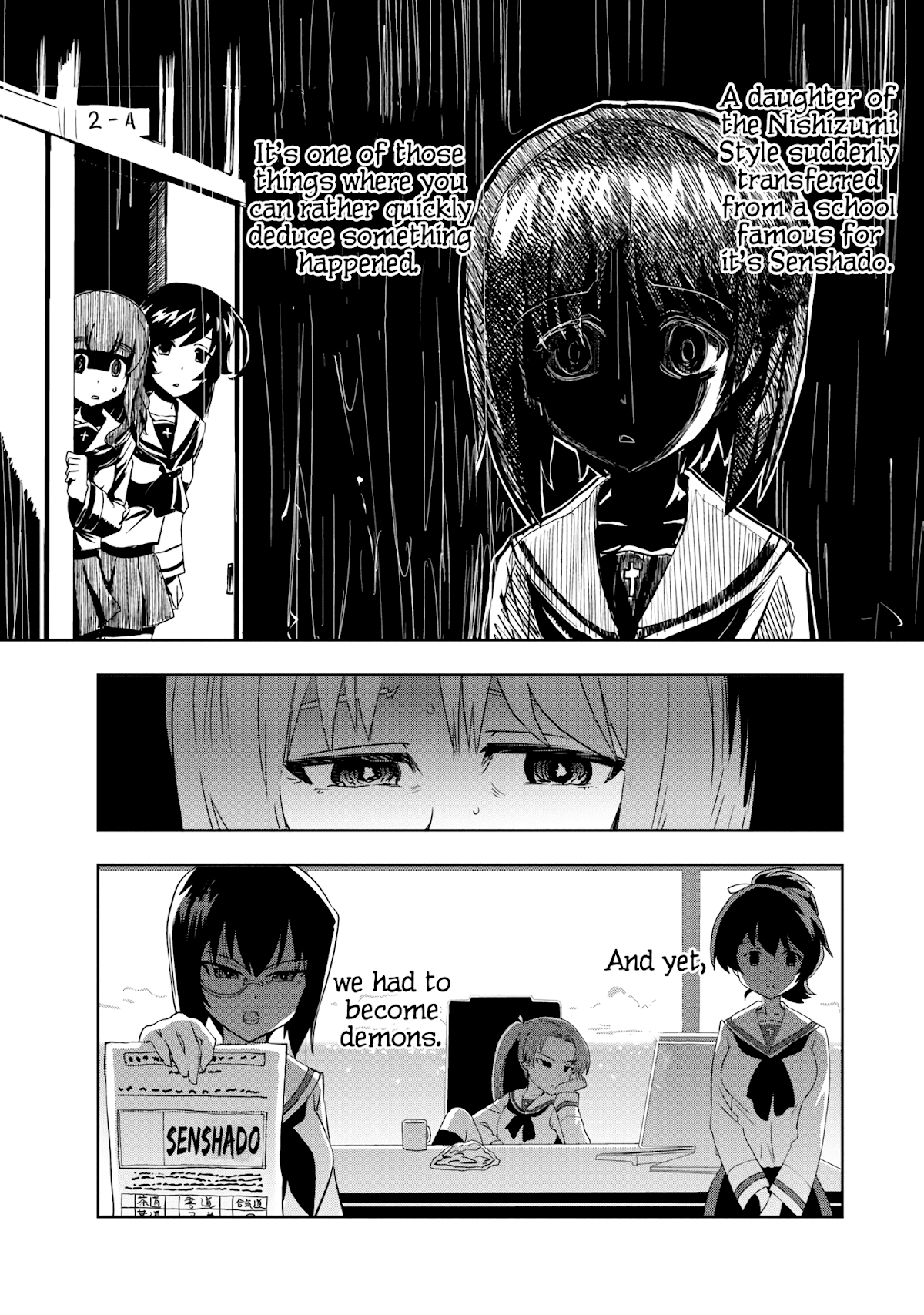 Girls & Panzer - Ribbon no Musha Chapter 54 page 6 - Chapter 54: Infiltrating the Ooarai Girls' Academy Ship (Part 2)