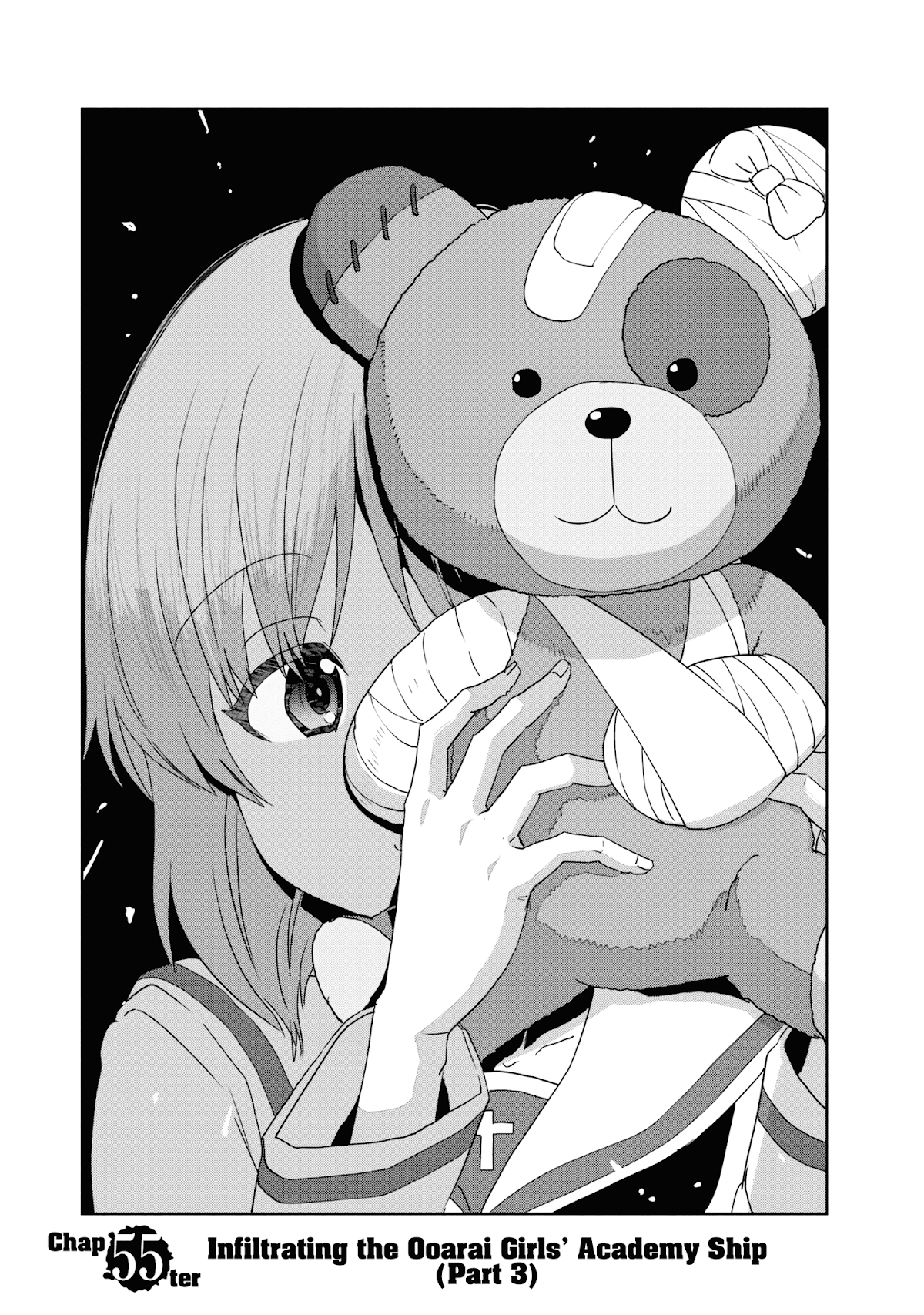 Girls & Panzer - Ribbon no Musha Chapter 55 page 1 - Chapter 55: Infiltrating the Ooarai Girls' Academy Ship (Part 3)